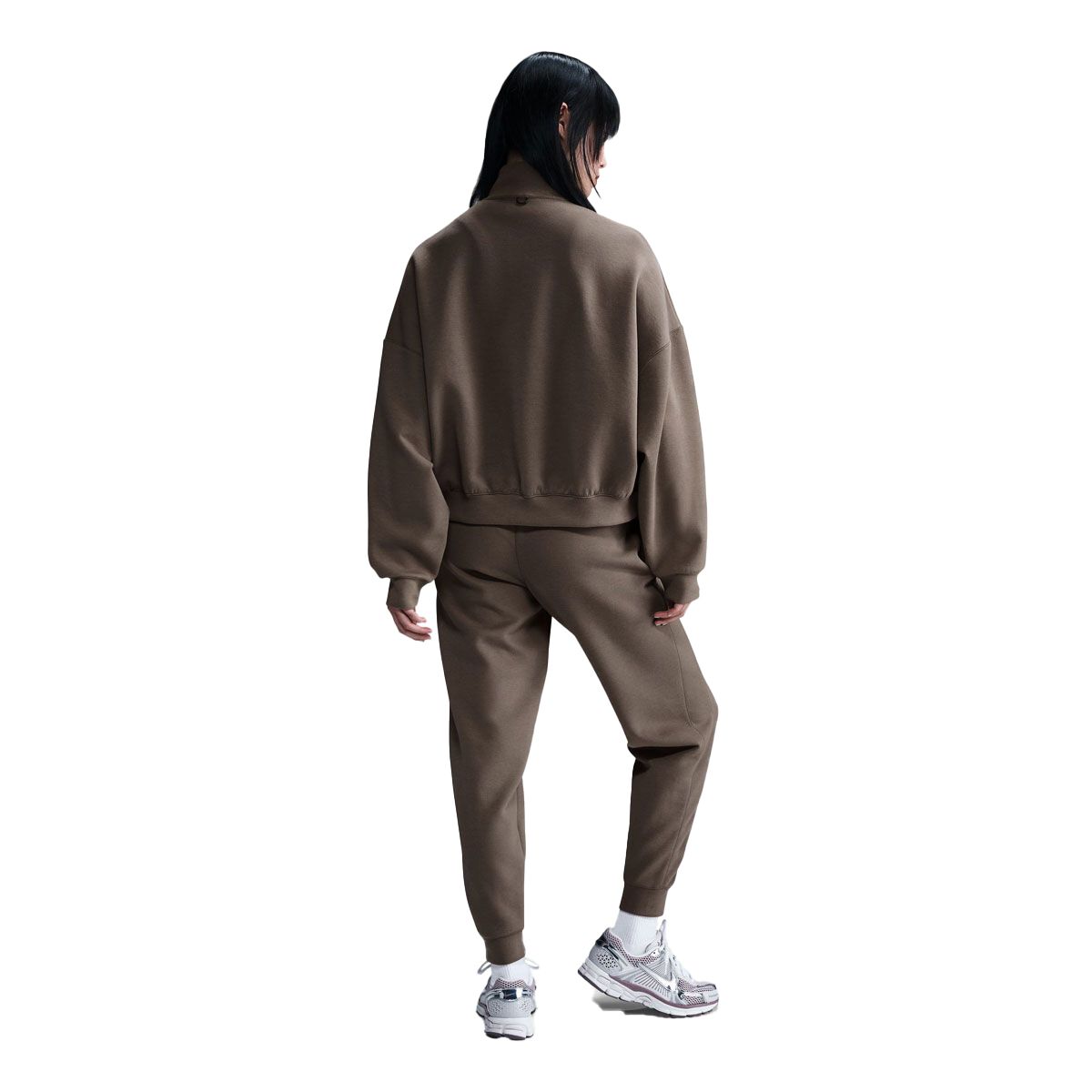 Nike Womens 24.7 ImpossiblySoft Dri-FIT Oversized Half Zip Sweatshirt