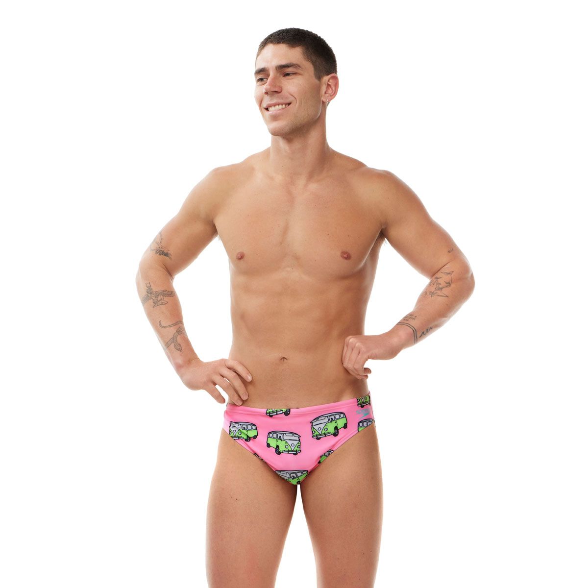 Speedo Mens Van Life Escape Swim Briefs