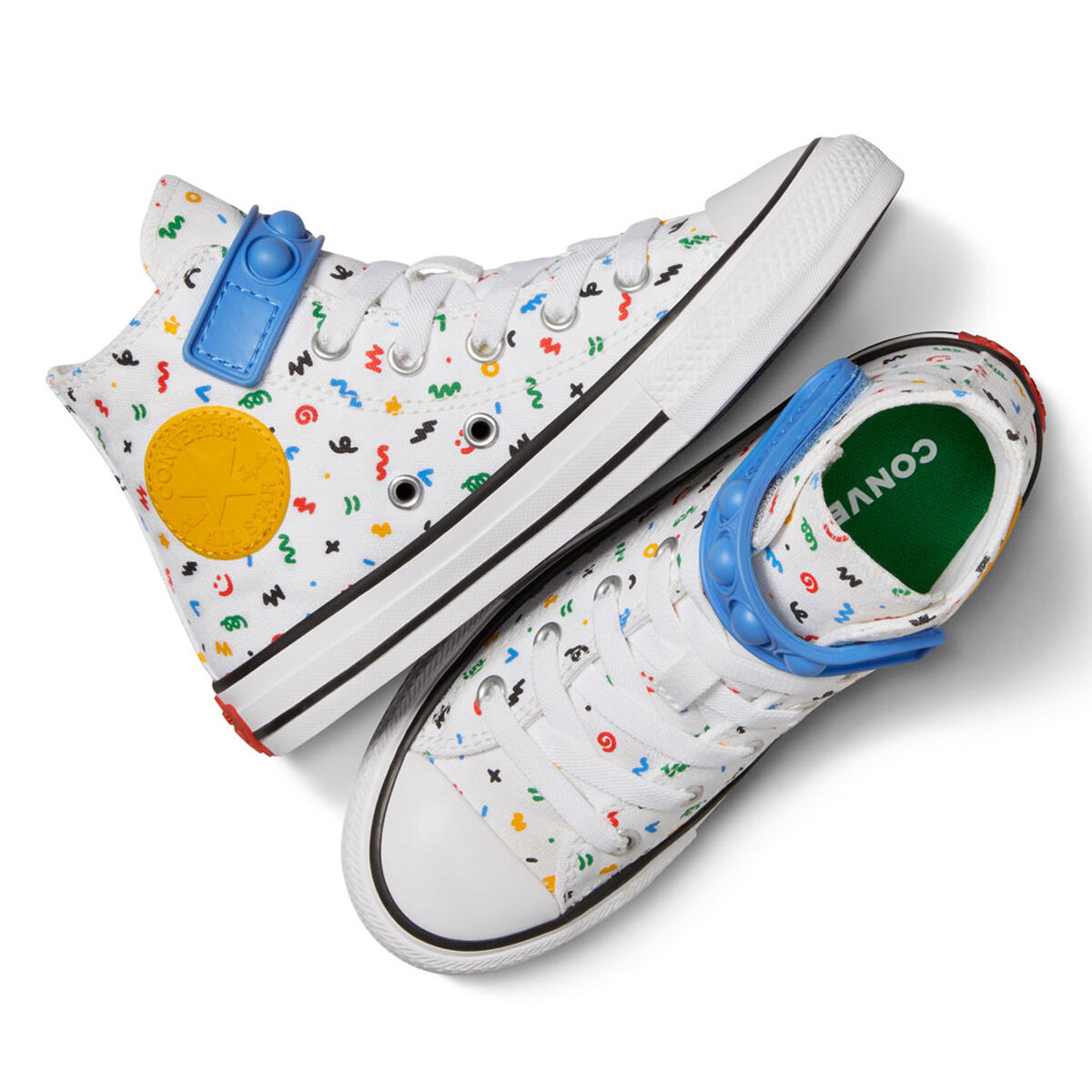 Converse Chuck Taylor All Star Easy On Polka Doodle High Kids Casual Shoes