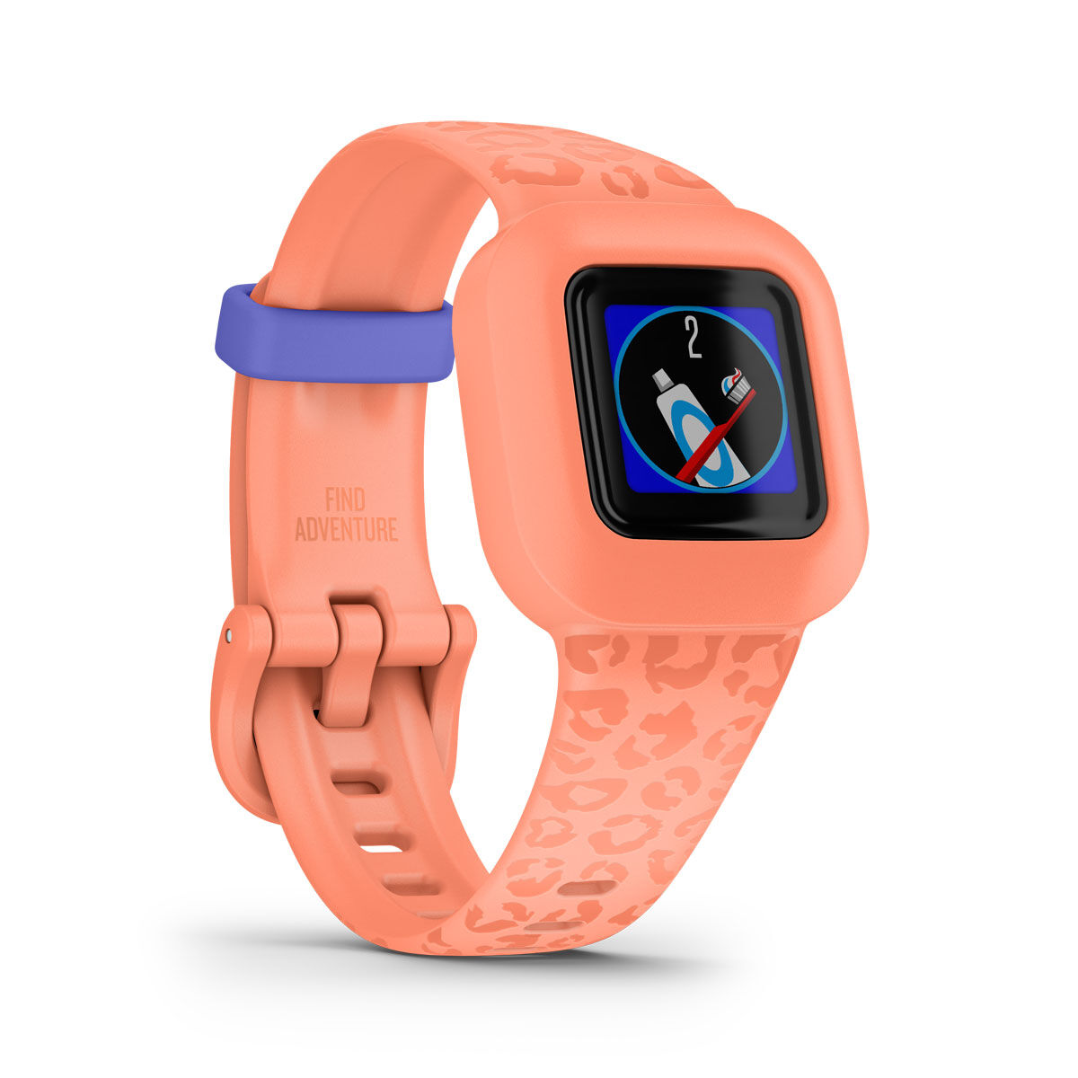 Garmin Vívofit jr. 3 Watch - Peach Leopard