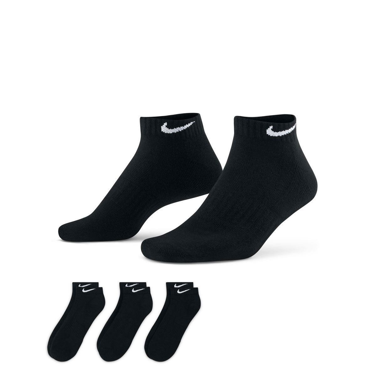 Nike Unisex Cushion Low Cut 3 Pack Socks