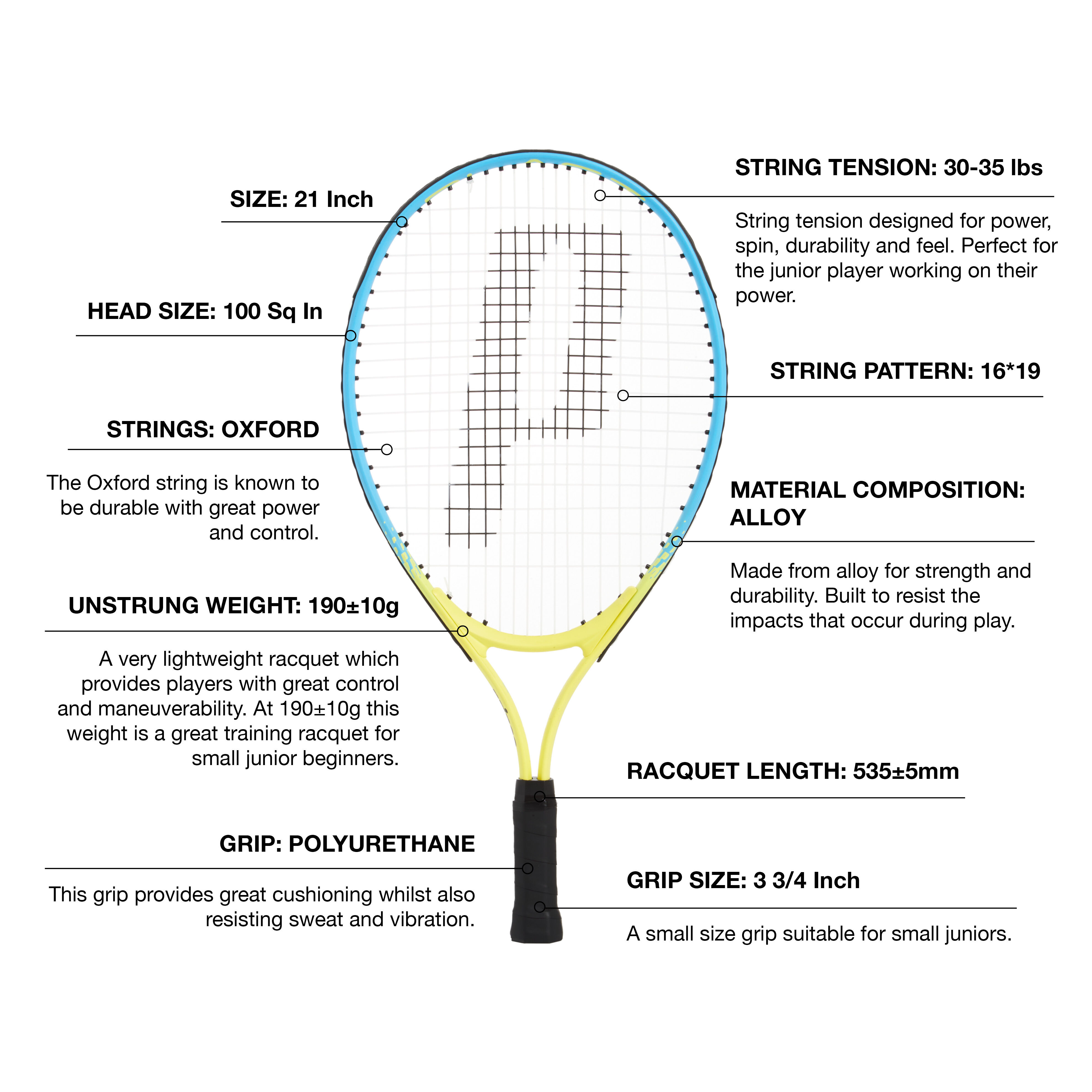 Prince Blast Junior 21in Junior Tennis Racquet