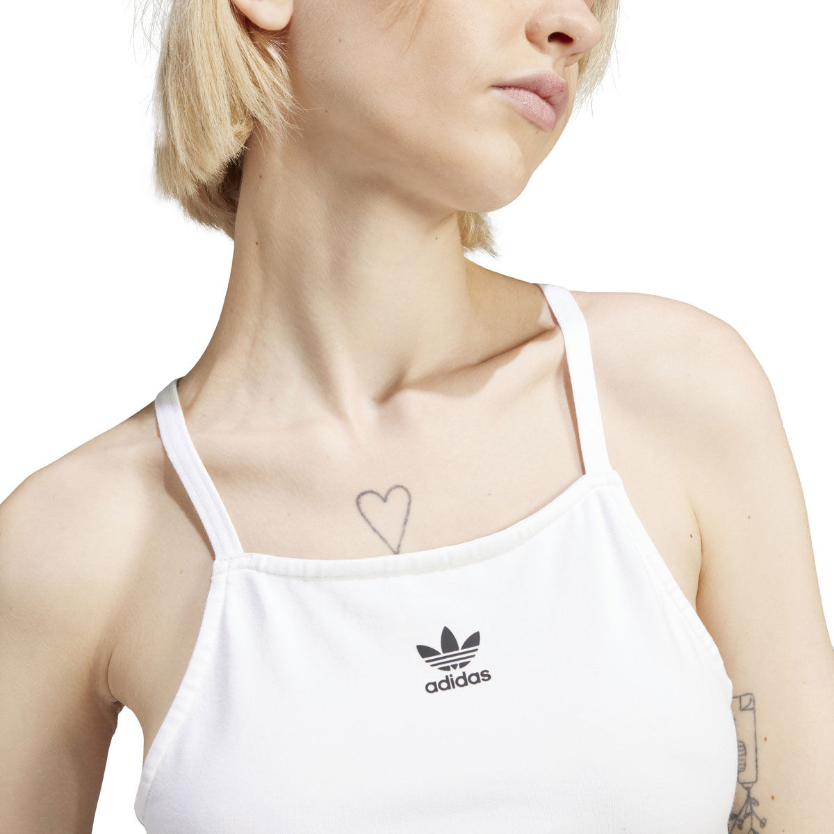 adidas Originals Womens 3-Stripes Crop Top