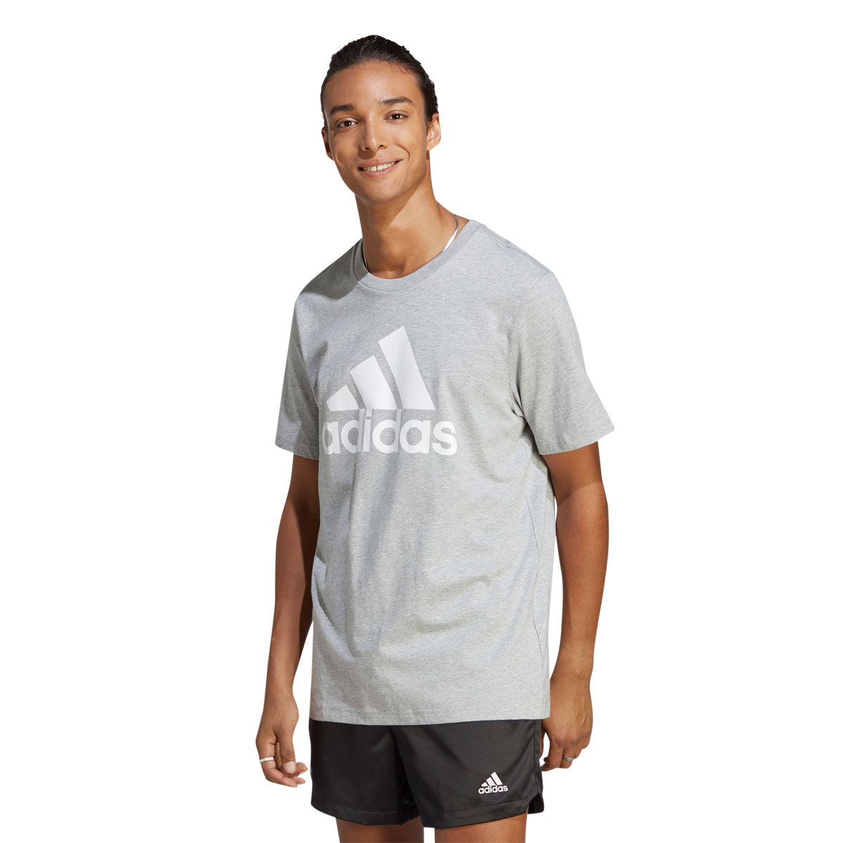 adidas Mens Essentials Big Logo Tee