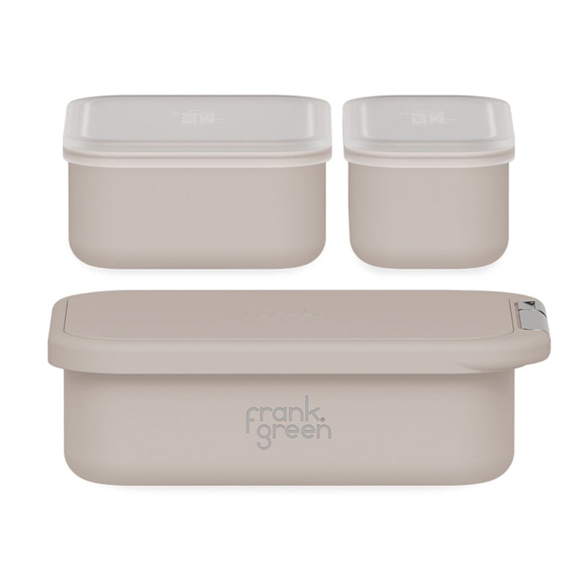 Frank Green Lunch Container 1.65L - Silver/Moon Dust