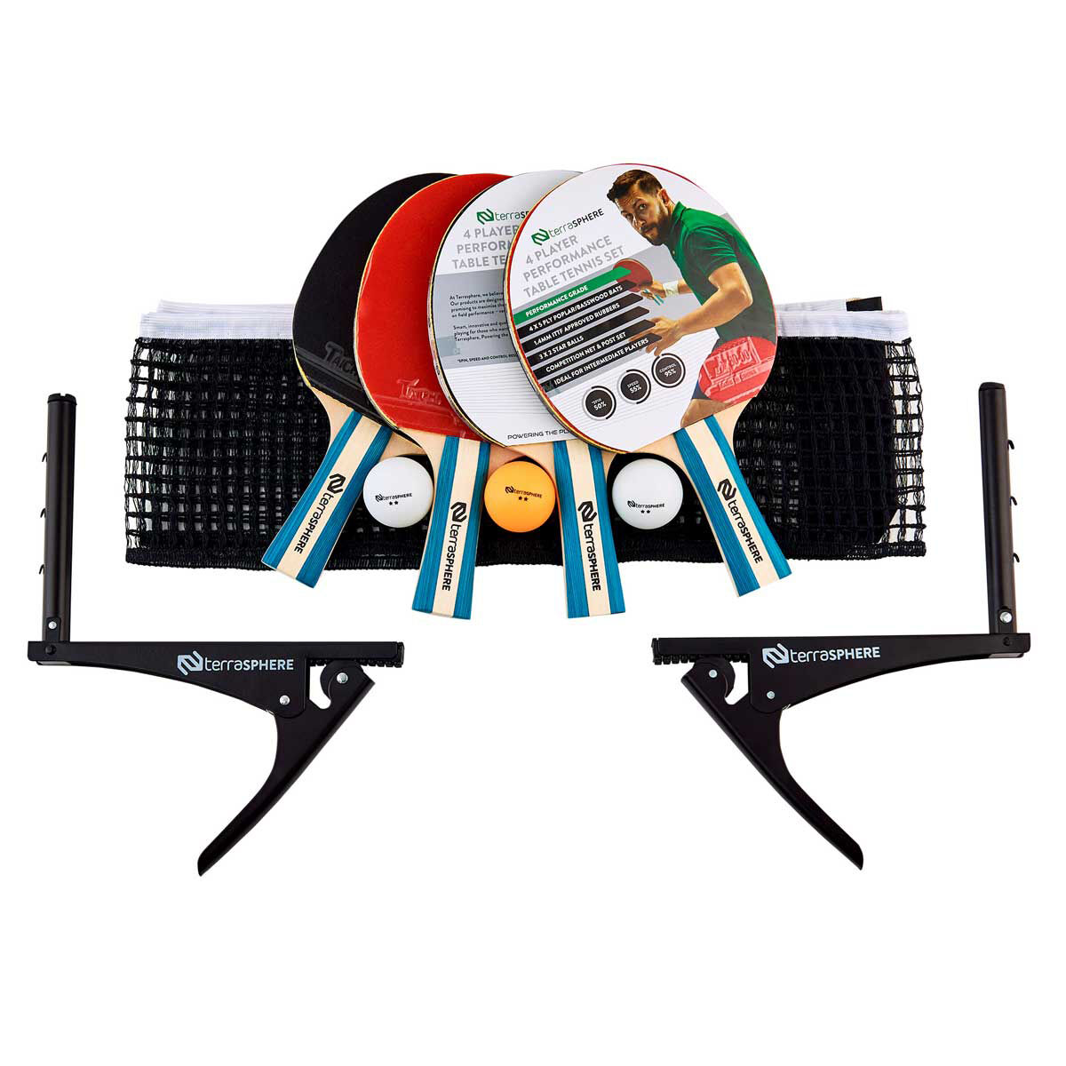 Terrasphere 4 Player Performance Table Tennis Set