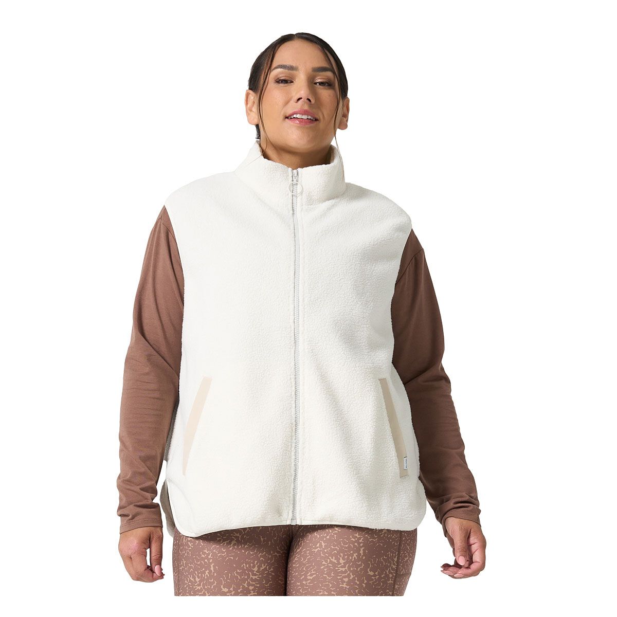 Ell/Voo Womens Bria Sherpa Vest