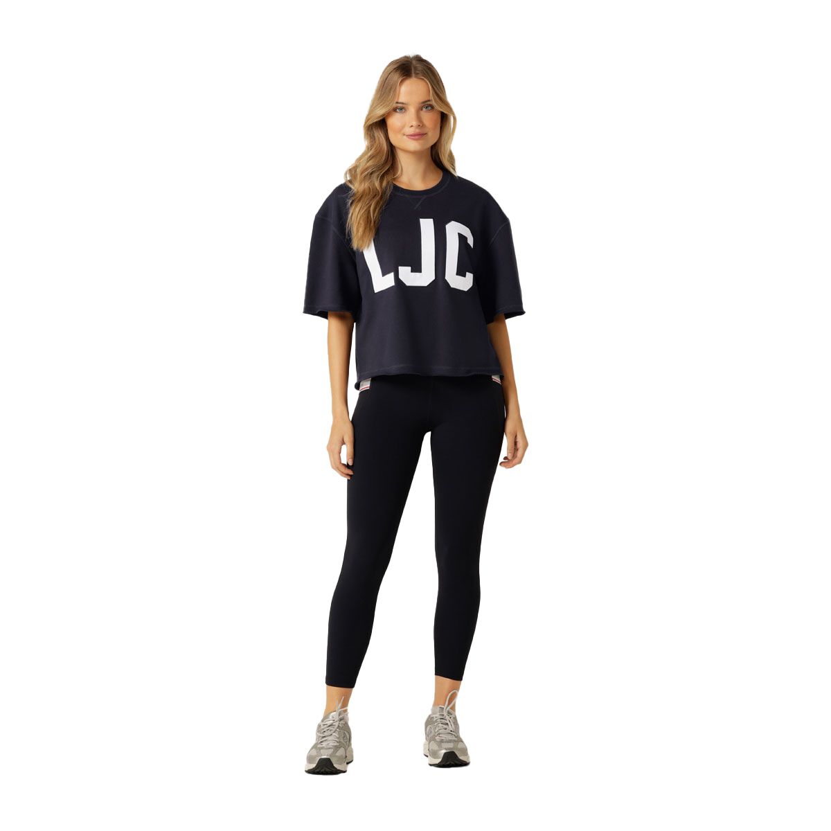 Lorna Jane Womens Arcade Cropped Boyfriend Tee