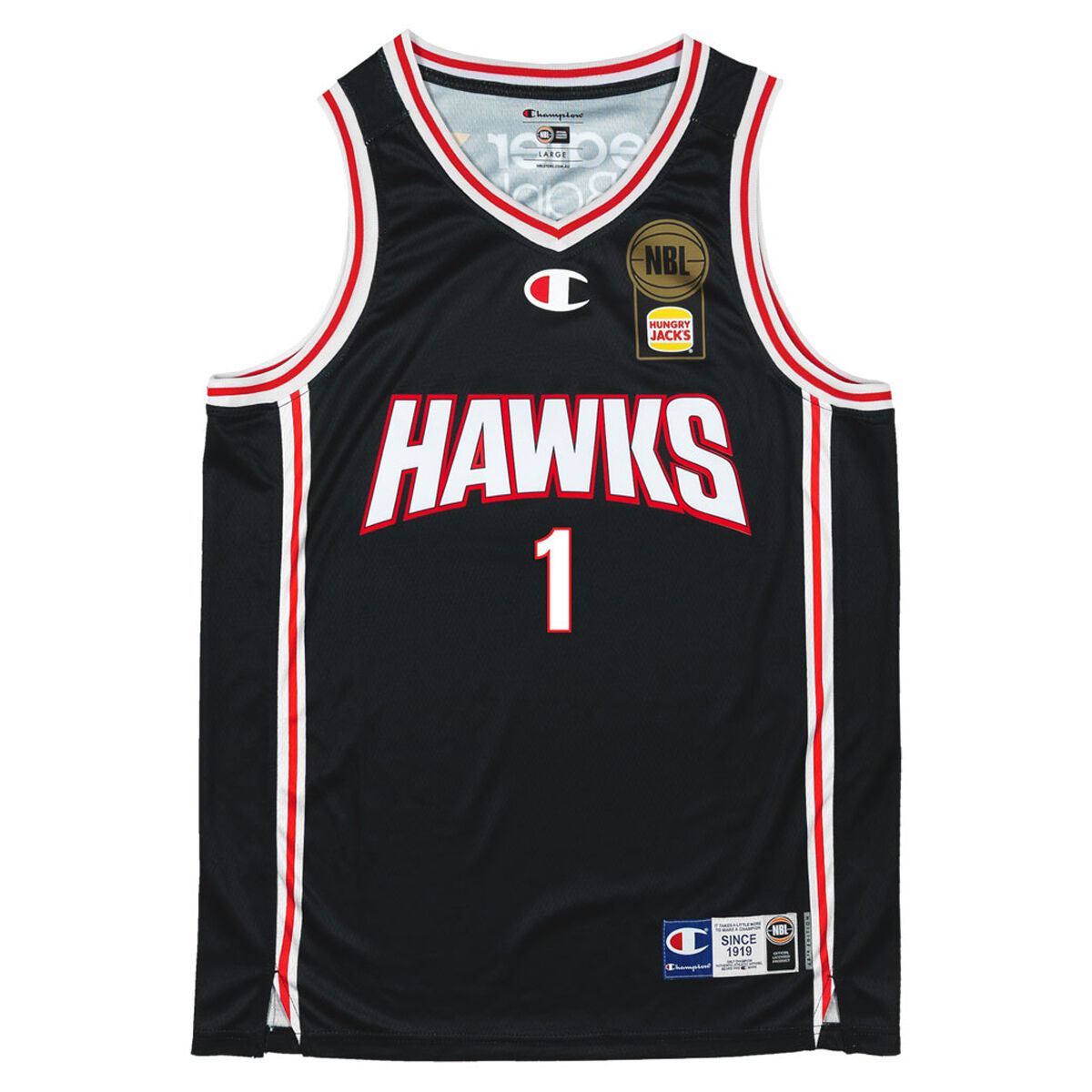 Illawarra Hawks Mens Tyler Harvey 2025/26 Home Basketball Jersey