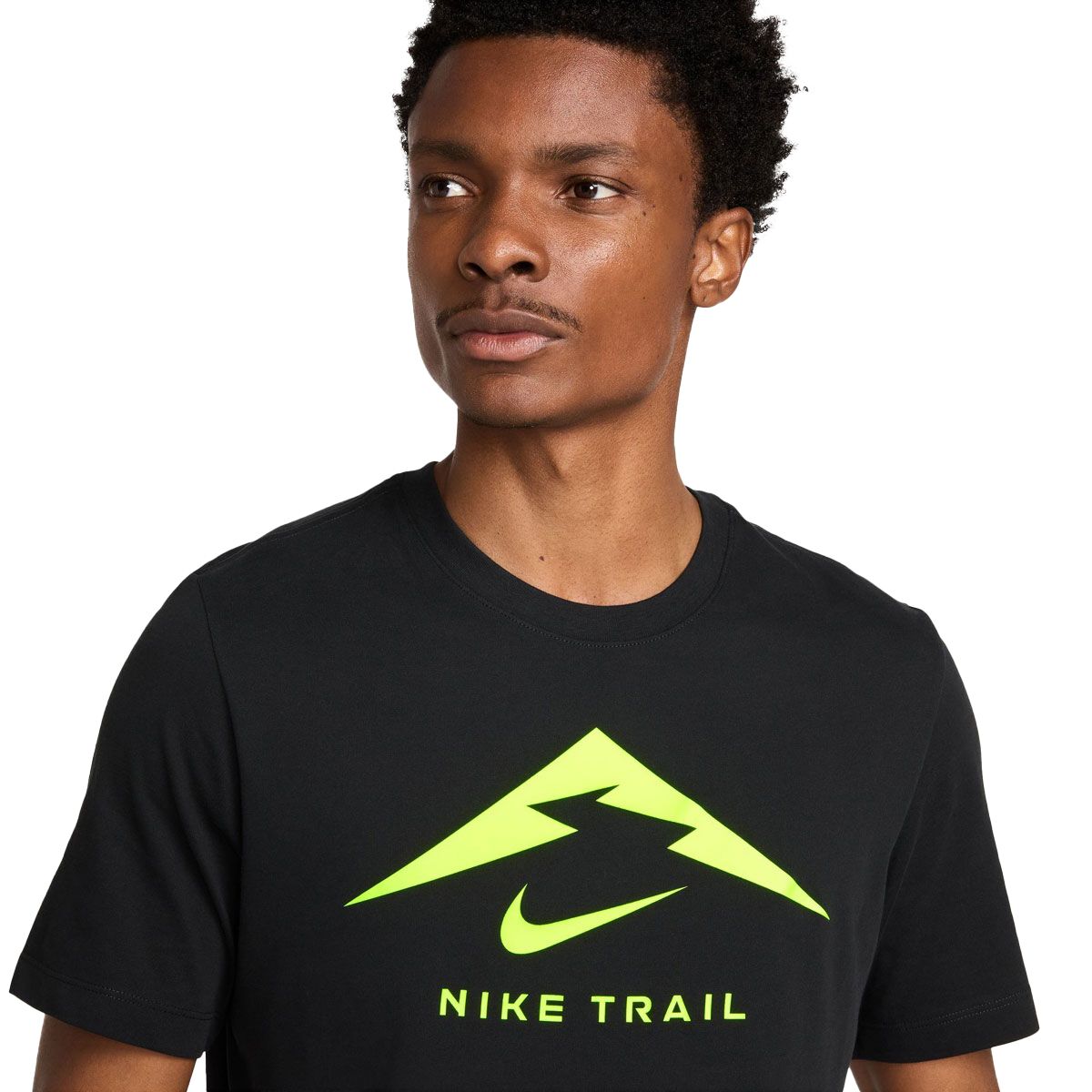 Nike Mens Trail Dri-FIT Logo Running Tee