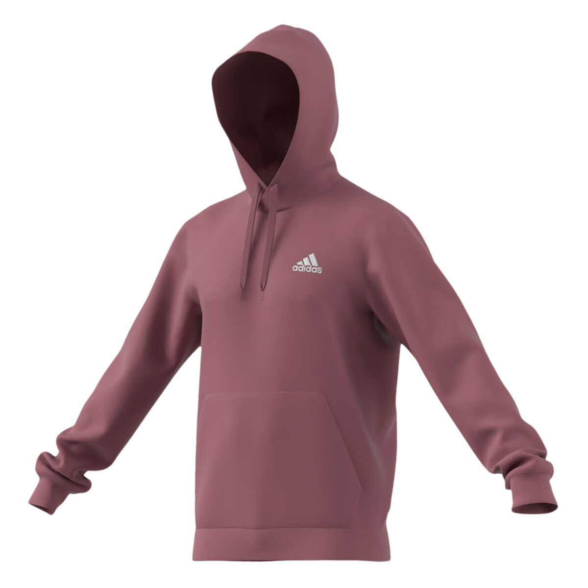 adidas Mens Essentials Feel Cozy Pullover Fleece Hoodie