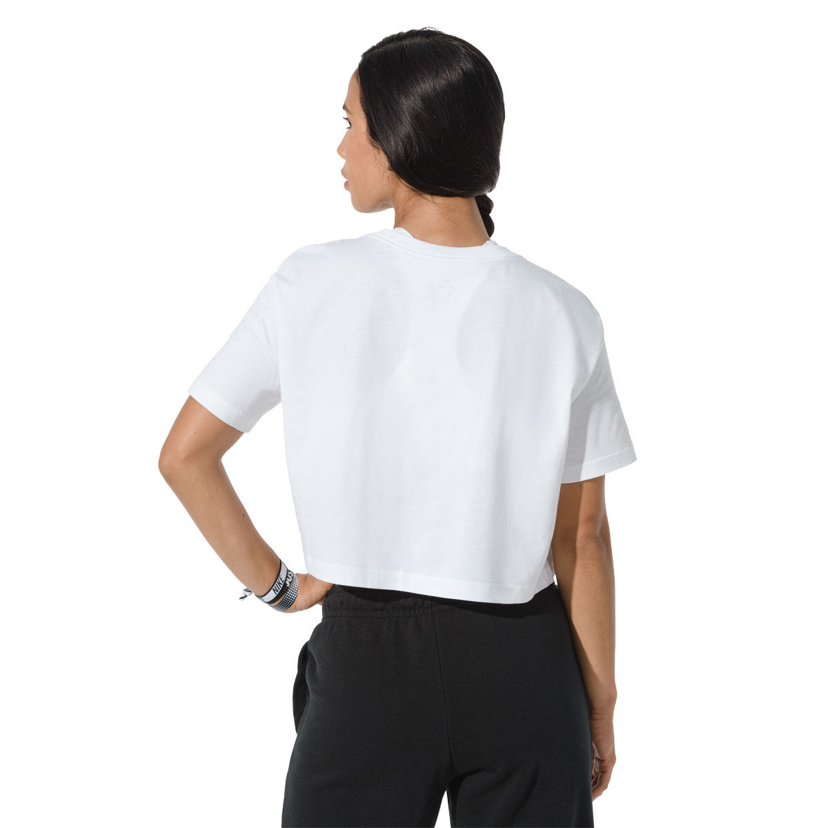 Nike Womens Sportswear Essentials Icon Futura Cropped Tee