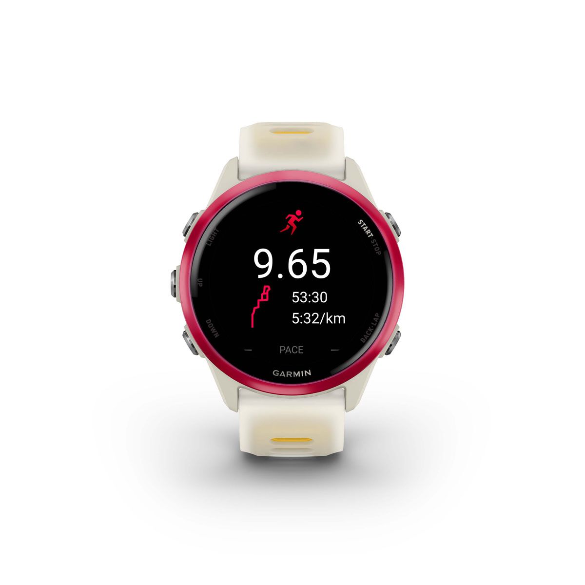 Garmin Forerunner 570 42mm GPS Watch - Bone Raspberry