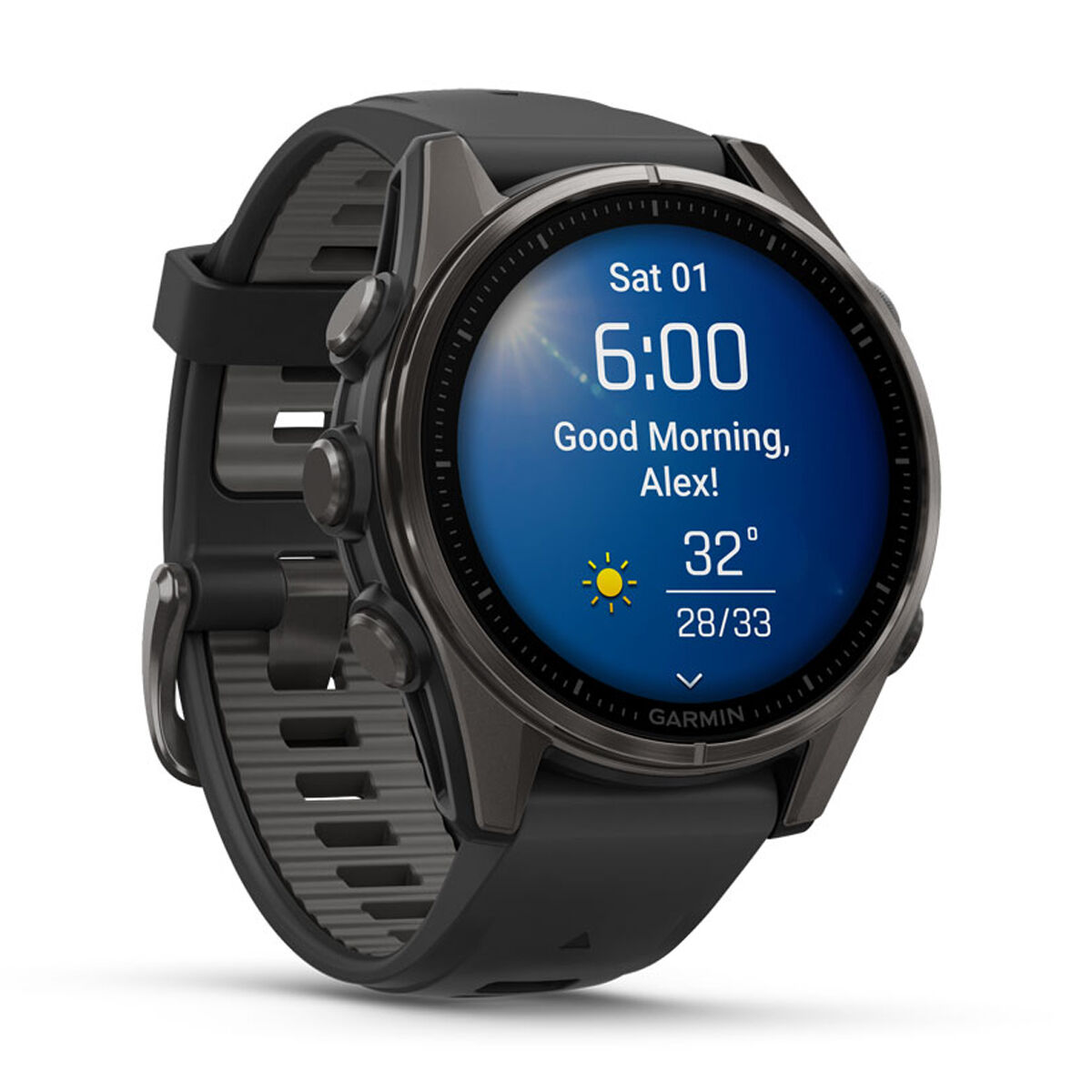 Garmin Fenix 8 51mm AMOLED Sapphire Watch - Black