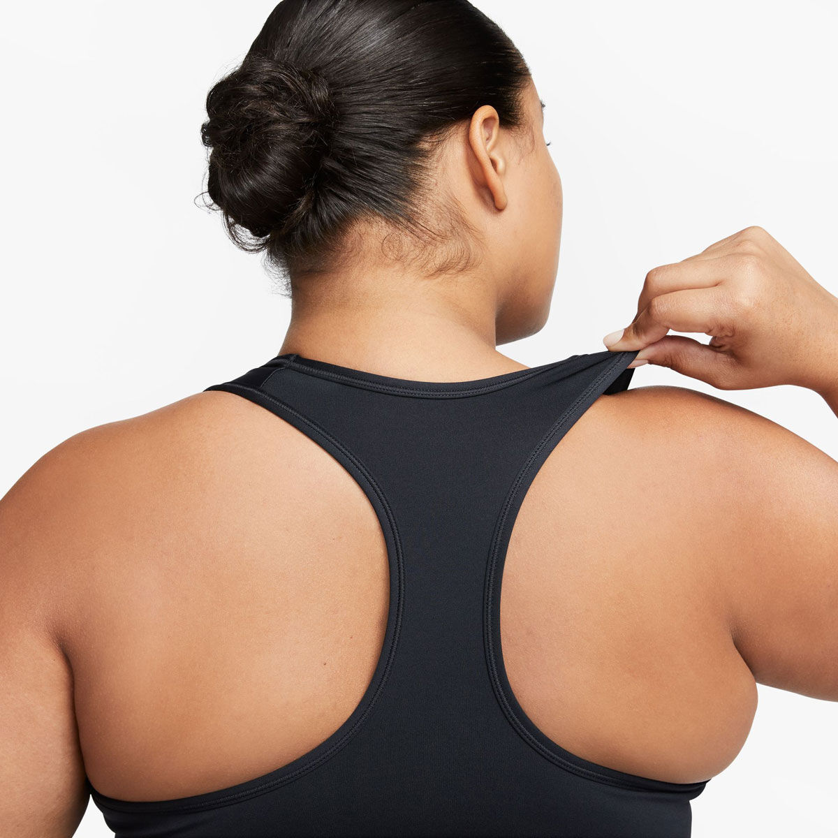 Nike Plus Womens Swoosh Dri-FIT Medium Support Padded Sports Bra