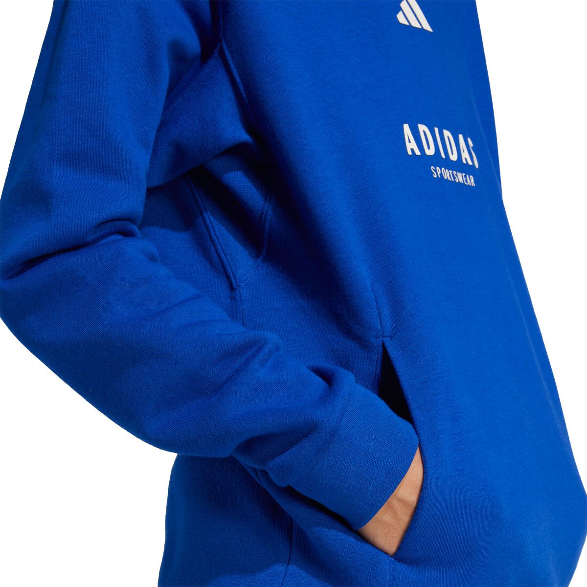 adidas Junior All Season Fleece Graphic Pullover Hoodie