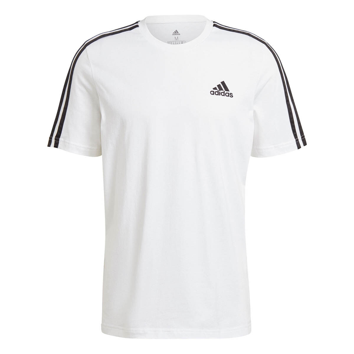 adidas Mens Essentials 3-Stripes Tee