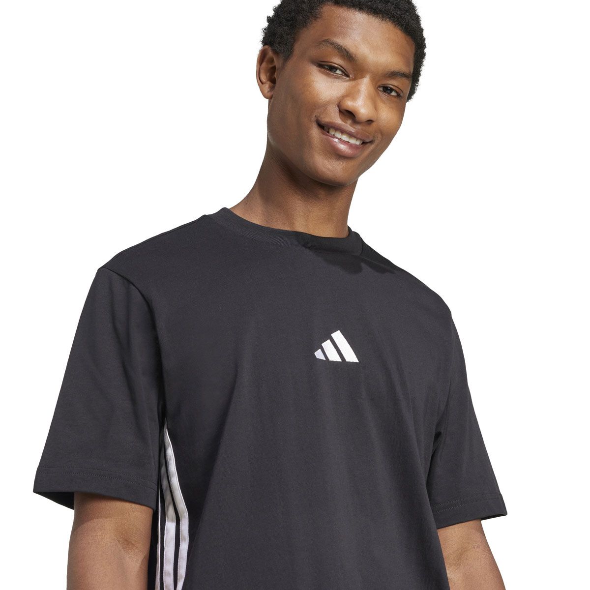adidas Mens Essentials 3-Stripes Tee