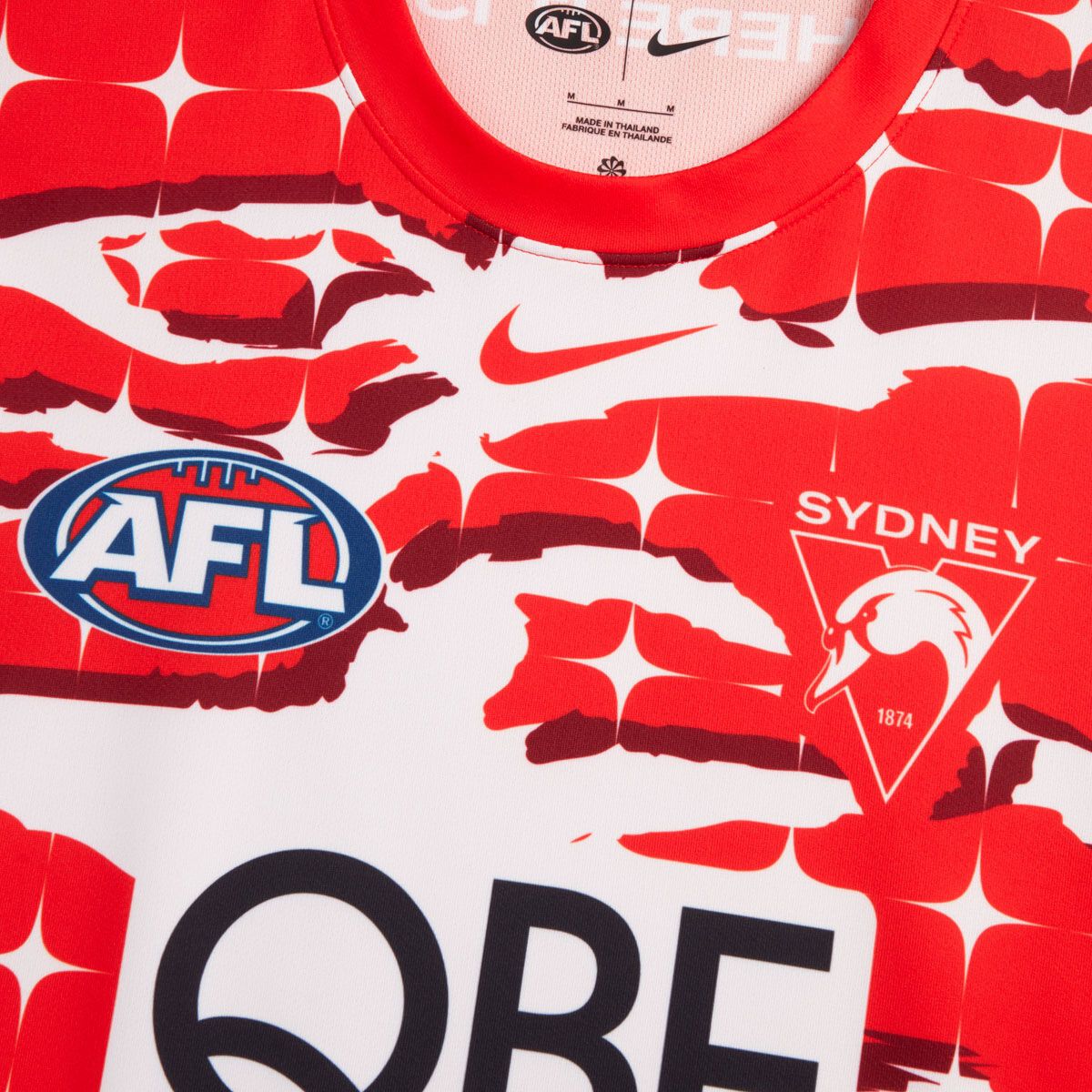 Nike Sydney Swans 2025 Pre-Match Top