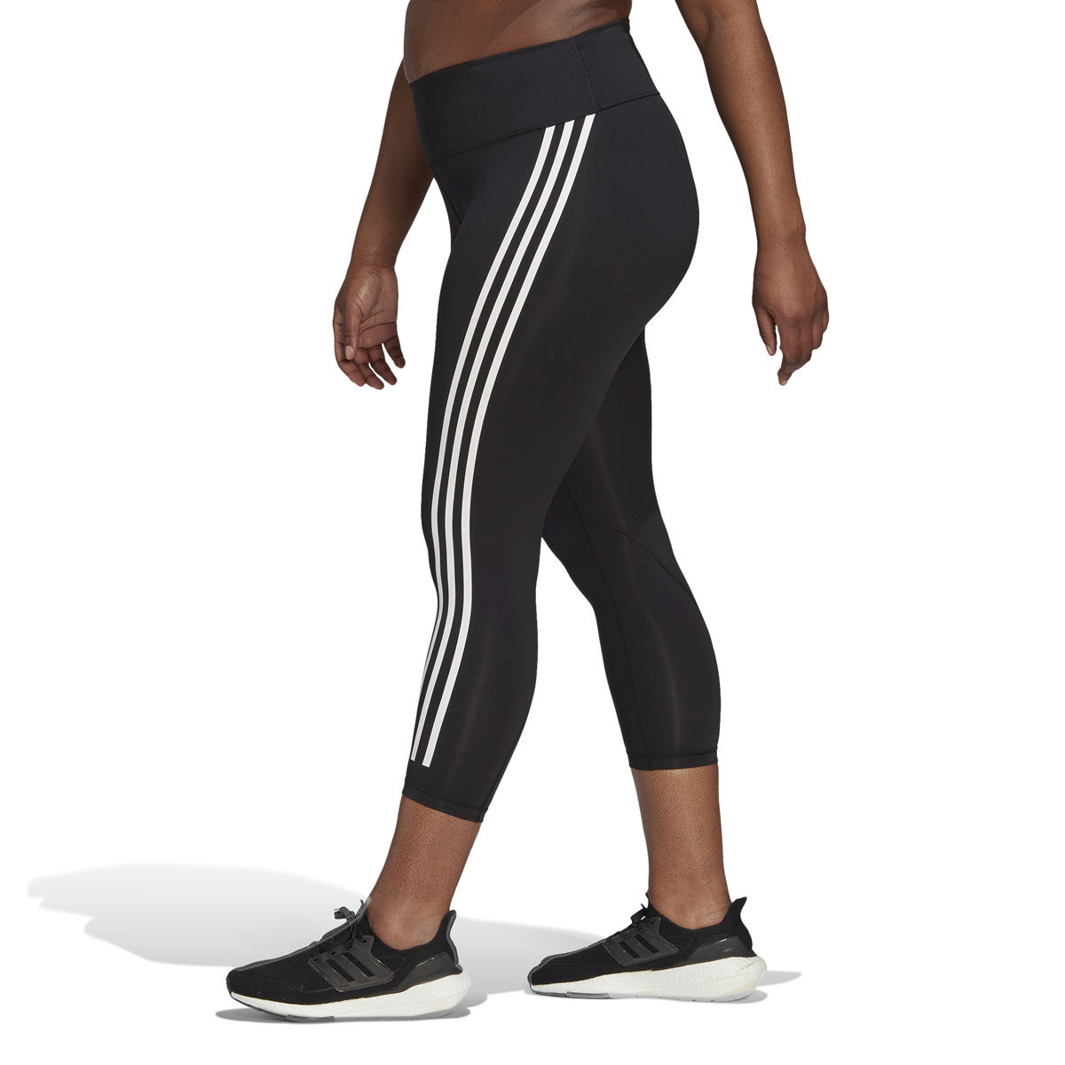 adidas Womens Plus Optime Train Icons 7/8 Tights