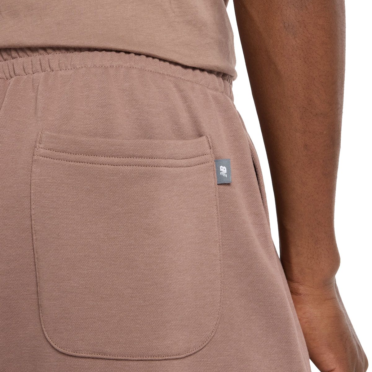 New Balance Mens Linear Graphic French Terry Shorts