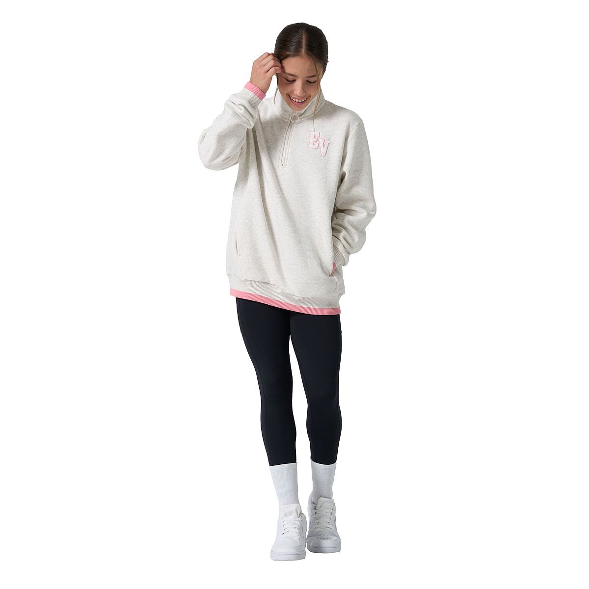 Ell/Voo Junior Freja Fleece Quarter Zip Pullover