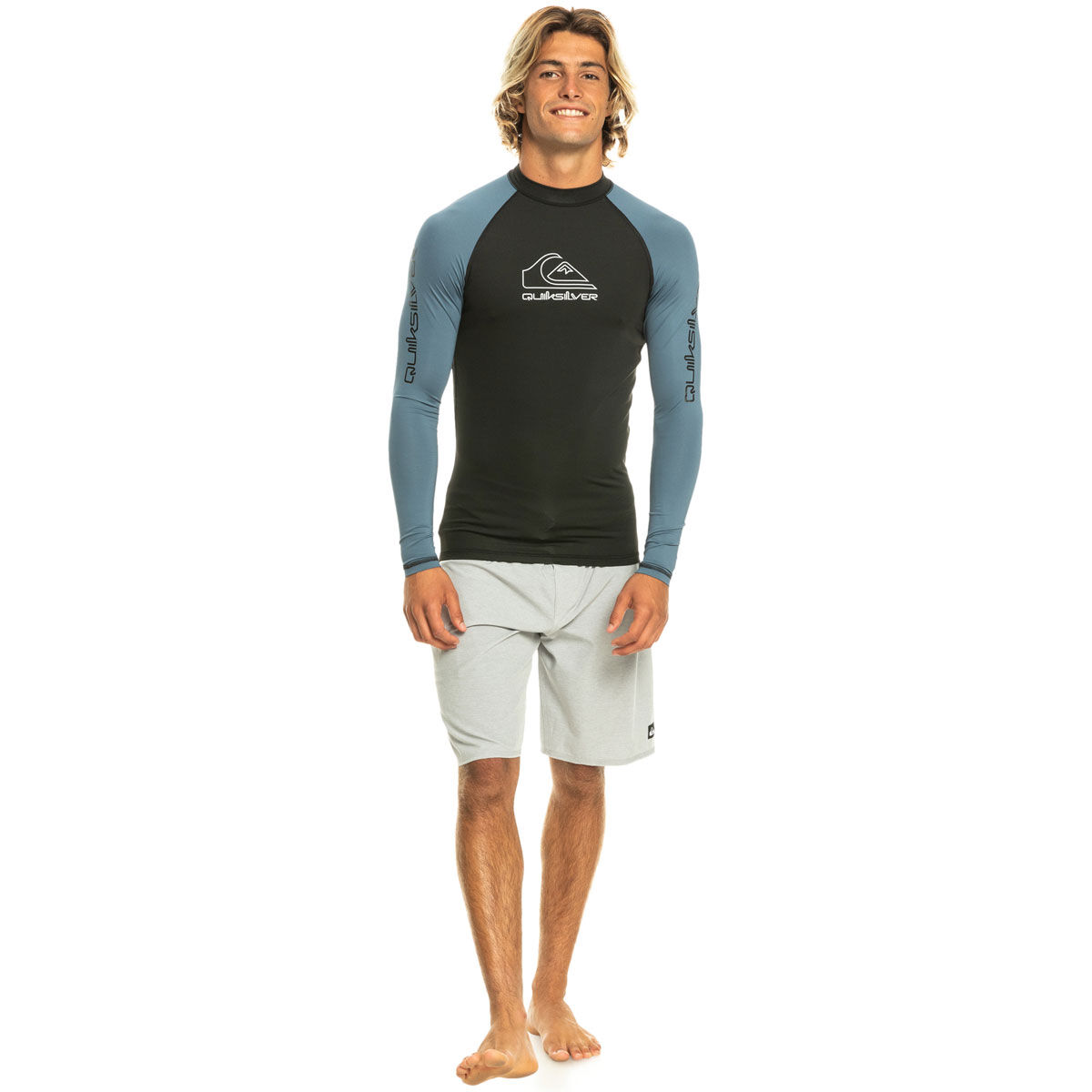 Quiksilver Mens On Tour Long Sleeve Rash Top