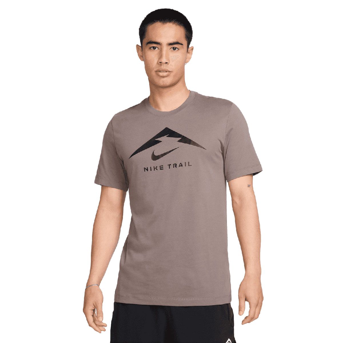 Nike Mens Trail Dri-FIT Logo Running Tee