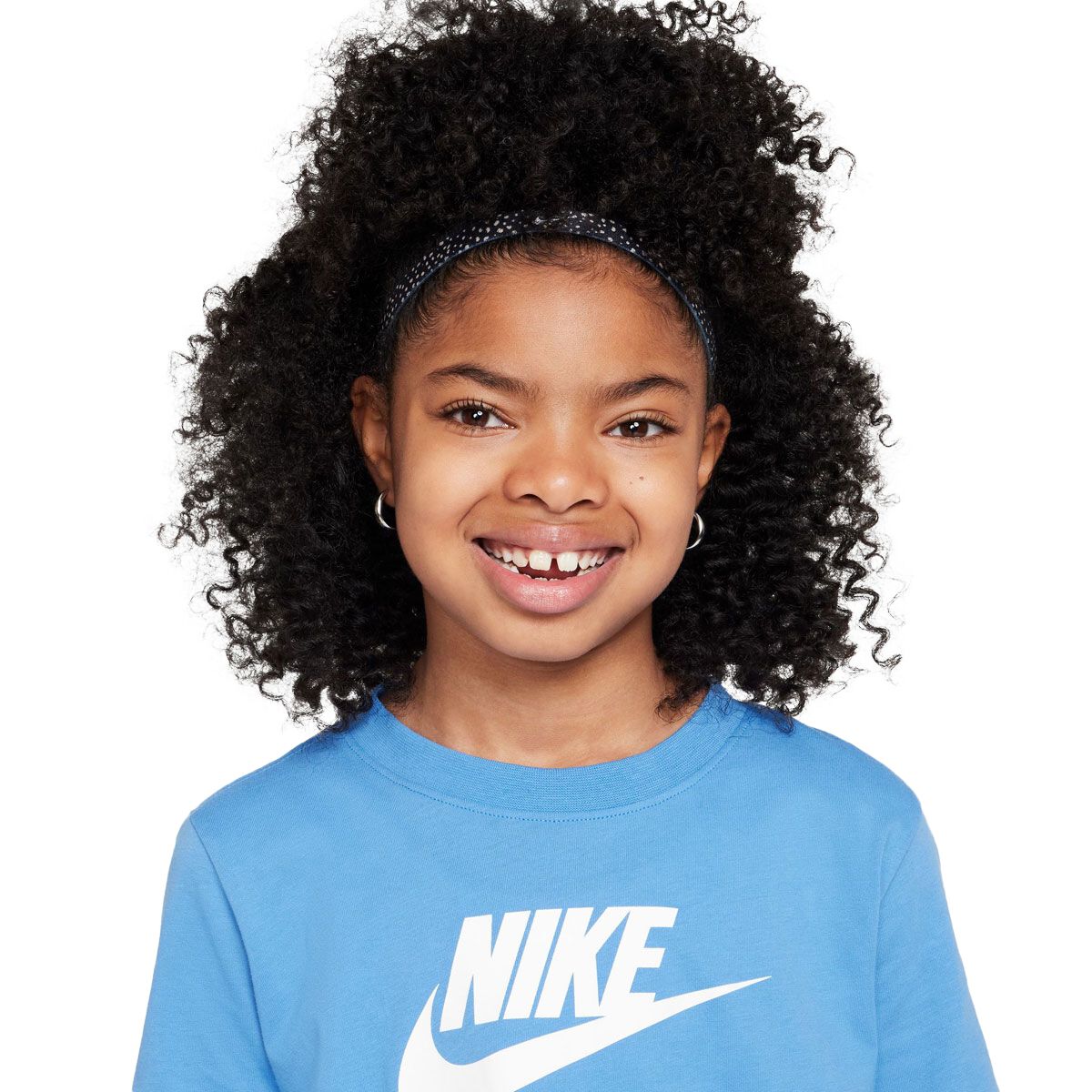 Nike Junior HBR Futura Logo Crop Tee