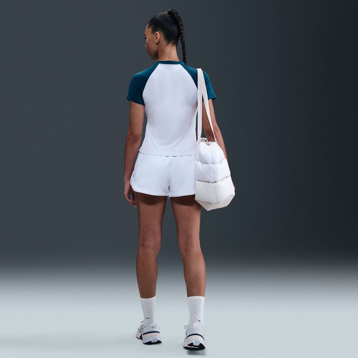 Nike Womens Sportswear Chill Knit Ringer Tee