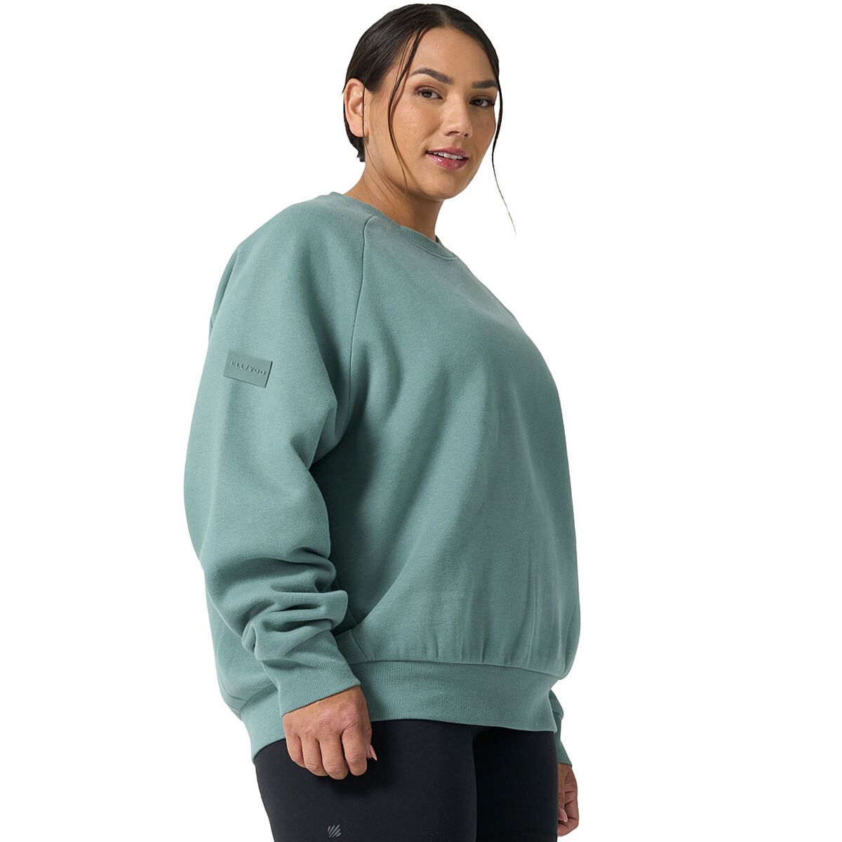 Ell/Voo Womens Mae Fleece Crew Neck Sweatshirt