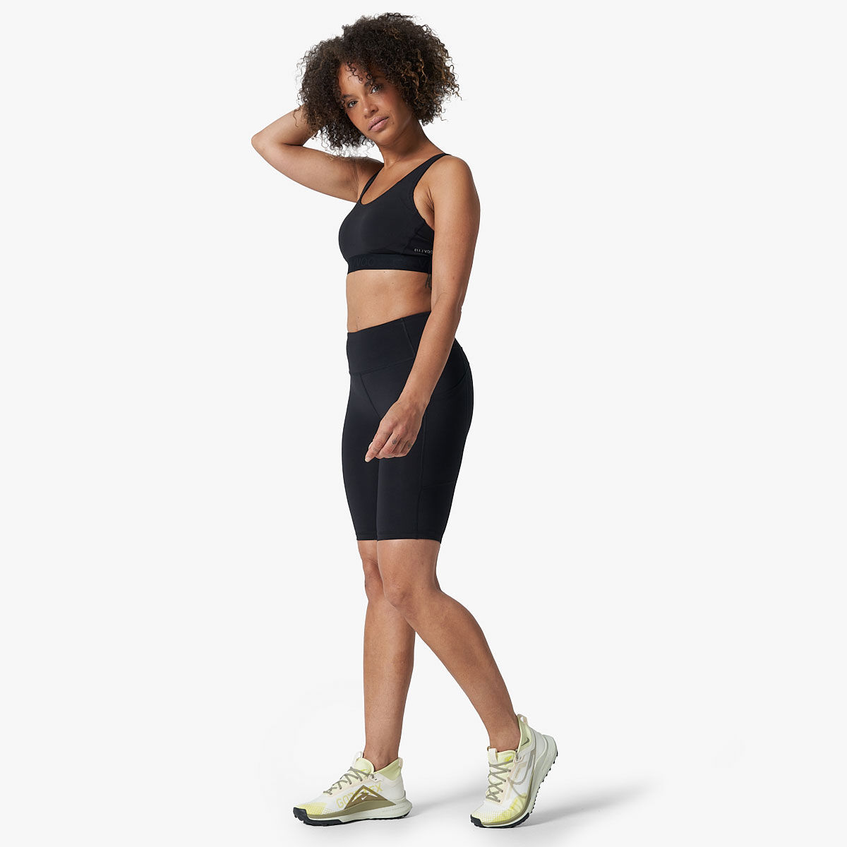 Ell/Voo Womens Essentials 9 Inch Pocket Short Tights