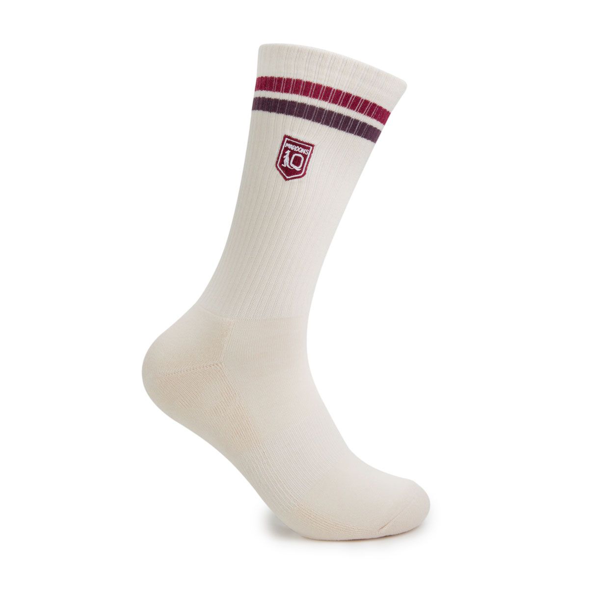 QLD Maroons State of Origin Sneaker Socks 2 Pack