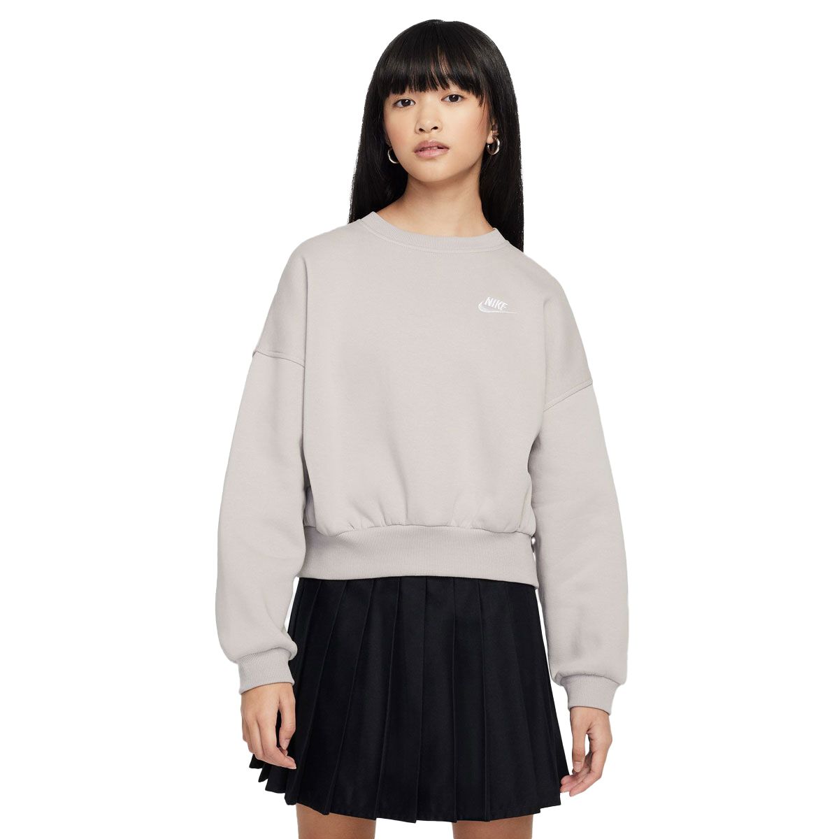 Nike Junior Sportswear Club Fleece LBR Boxy Crew Sweatshirt