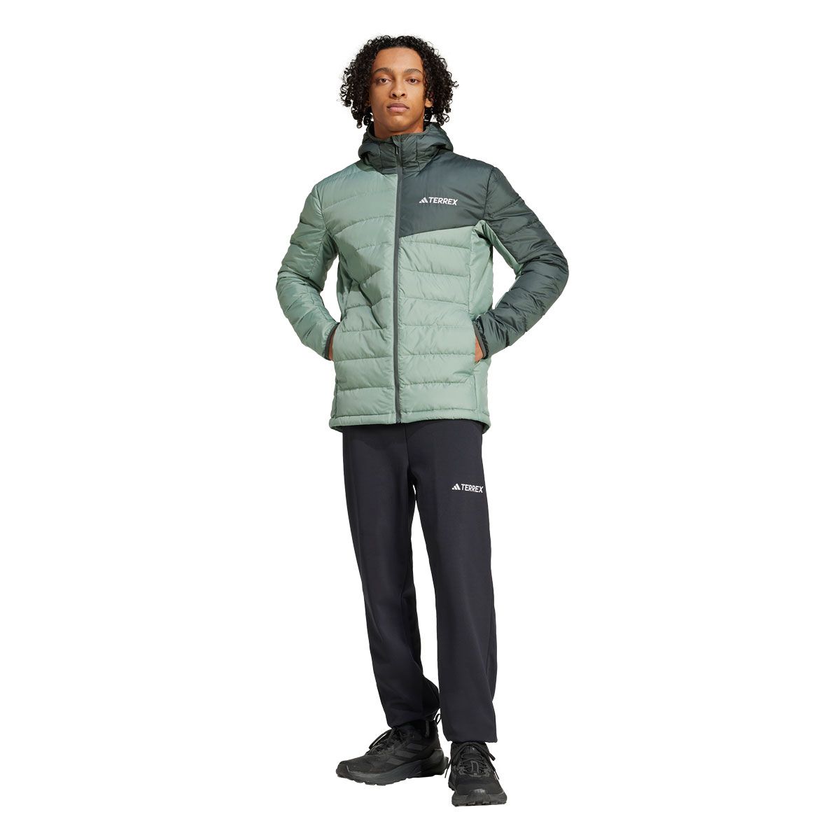 Adidas Terrex Mens Multi Light Down Hooded Jacket