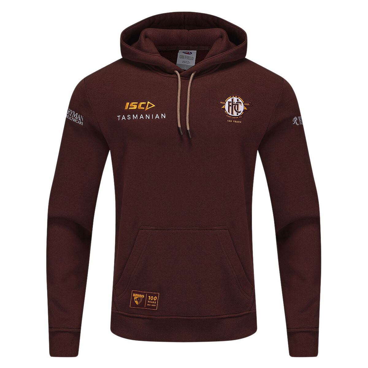 Hawthorn Hawks Mens 2025 Hoodie Brown M
