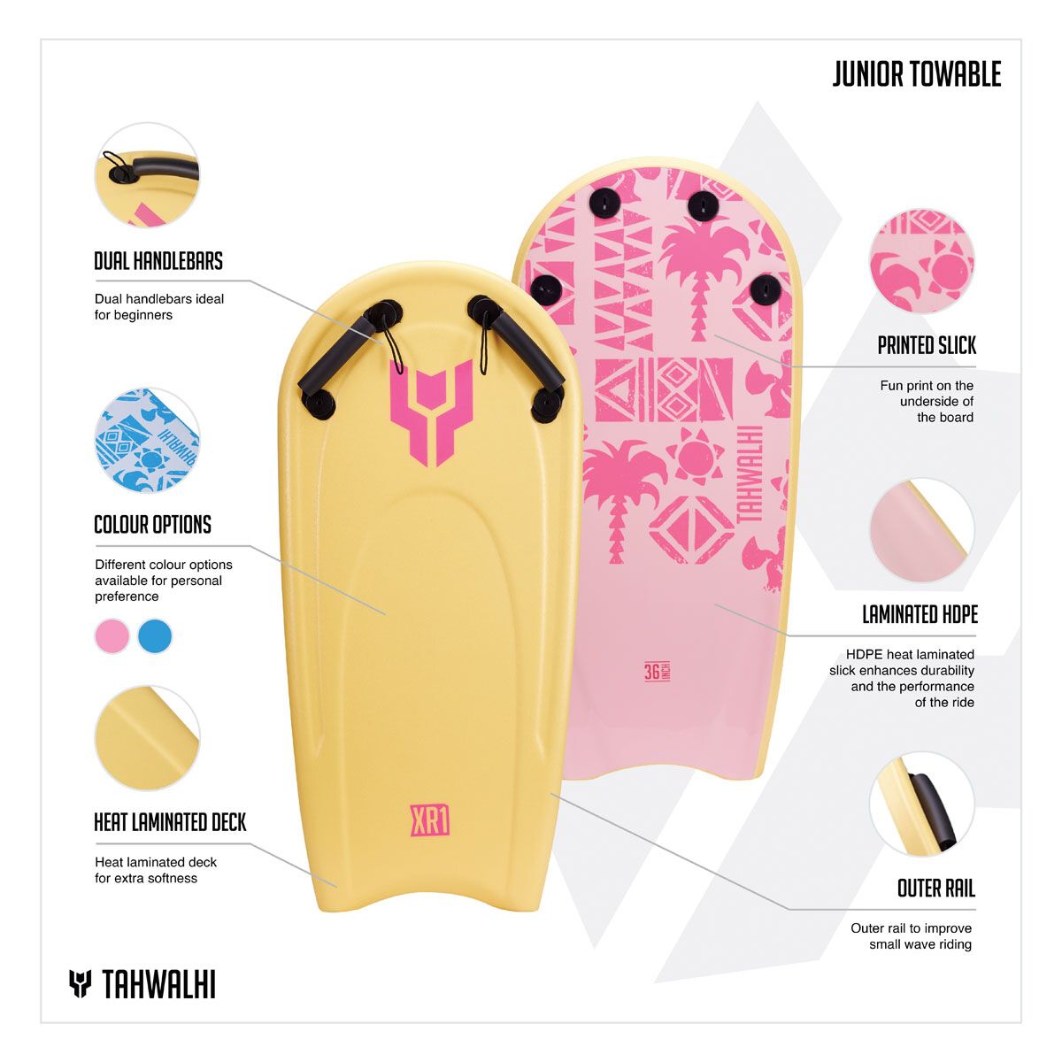 Tahwalhi Towable XR1 Bodyboard