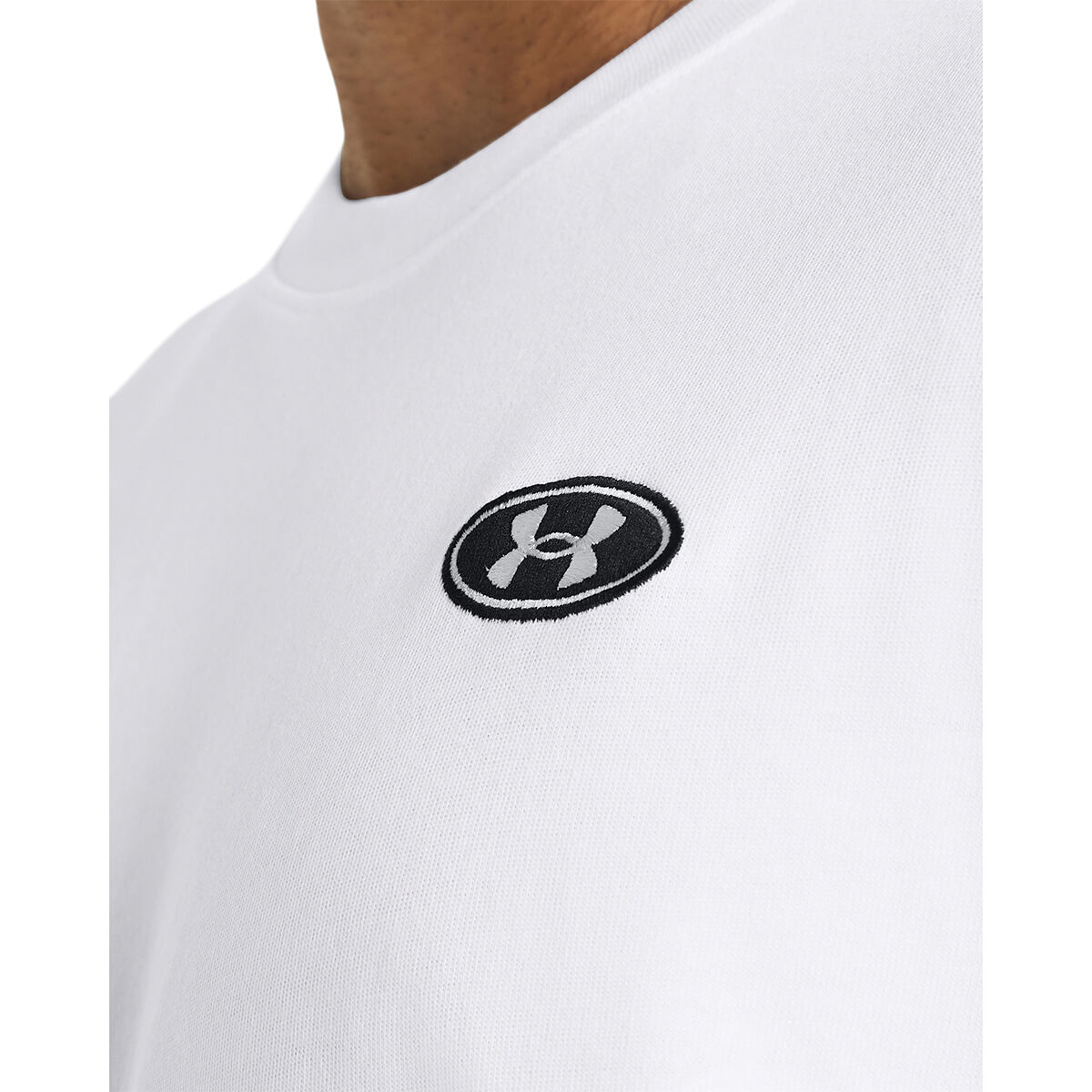 Under Armour Mens Heavyweight Left Chest Patch Tee