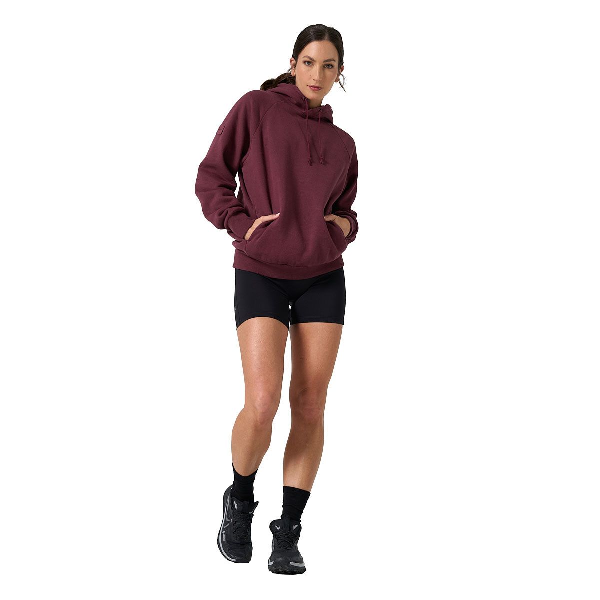 Ell/Voo Womens Mae Fleece Pullover Hoodie