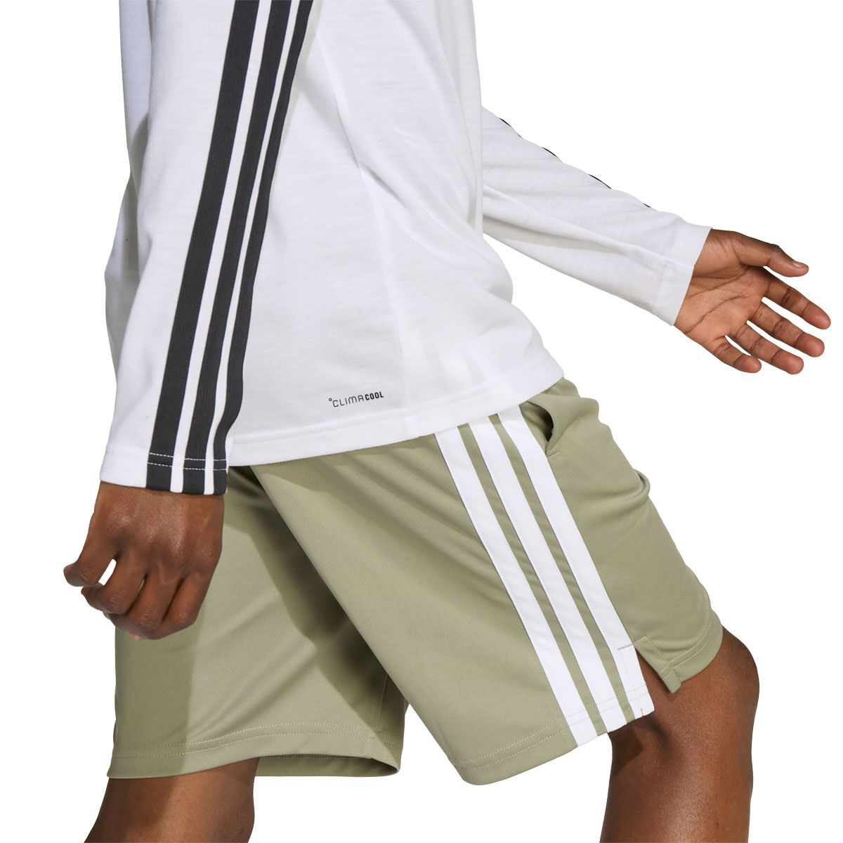 Adidas Junior Training Essentials 3 Stripes Long Sleeve Tee