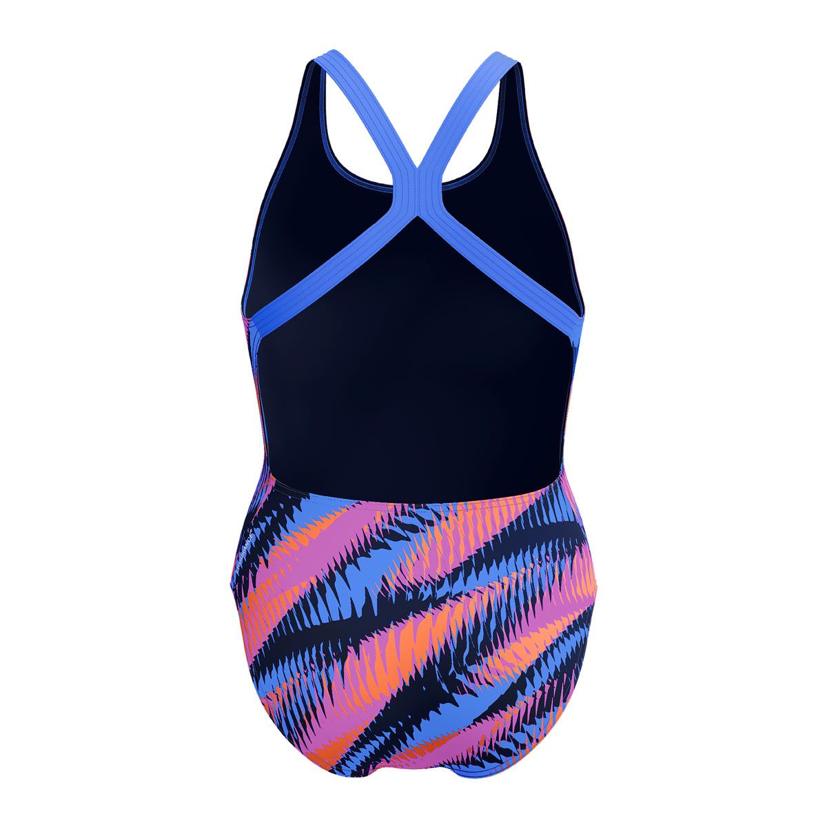 Speedo Womens Allover Digital Powerback One Piece Swimsuit