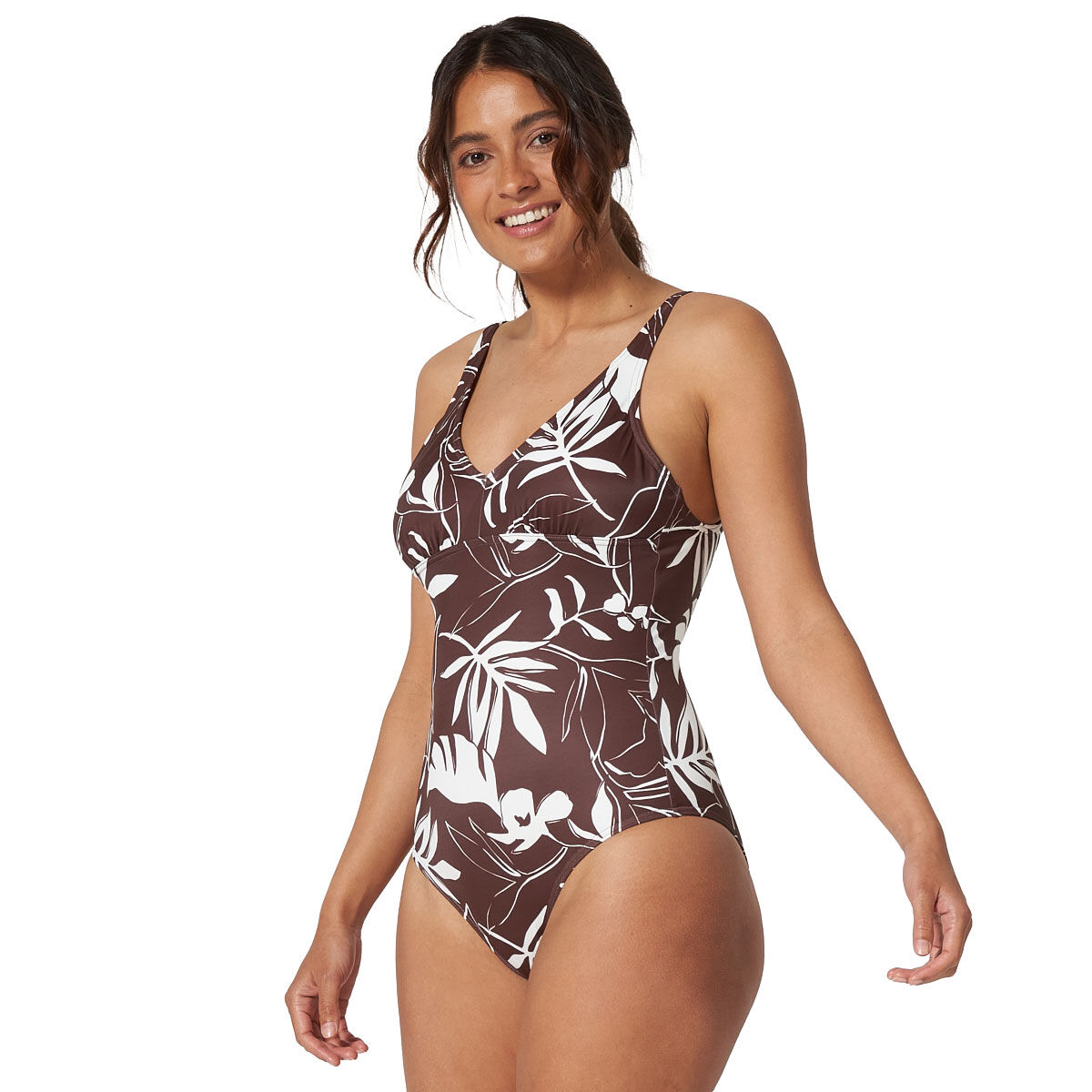Tahwalhi Womens Night Palm One Piece Swimsuit