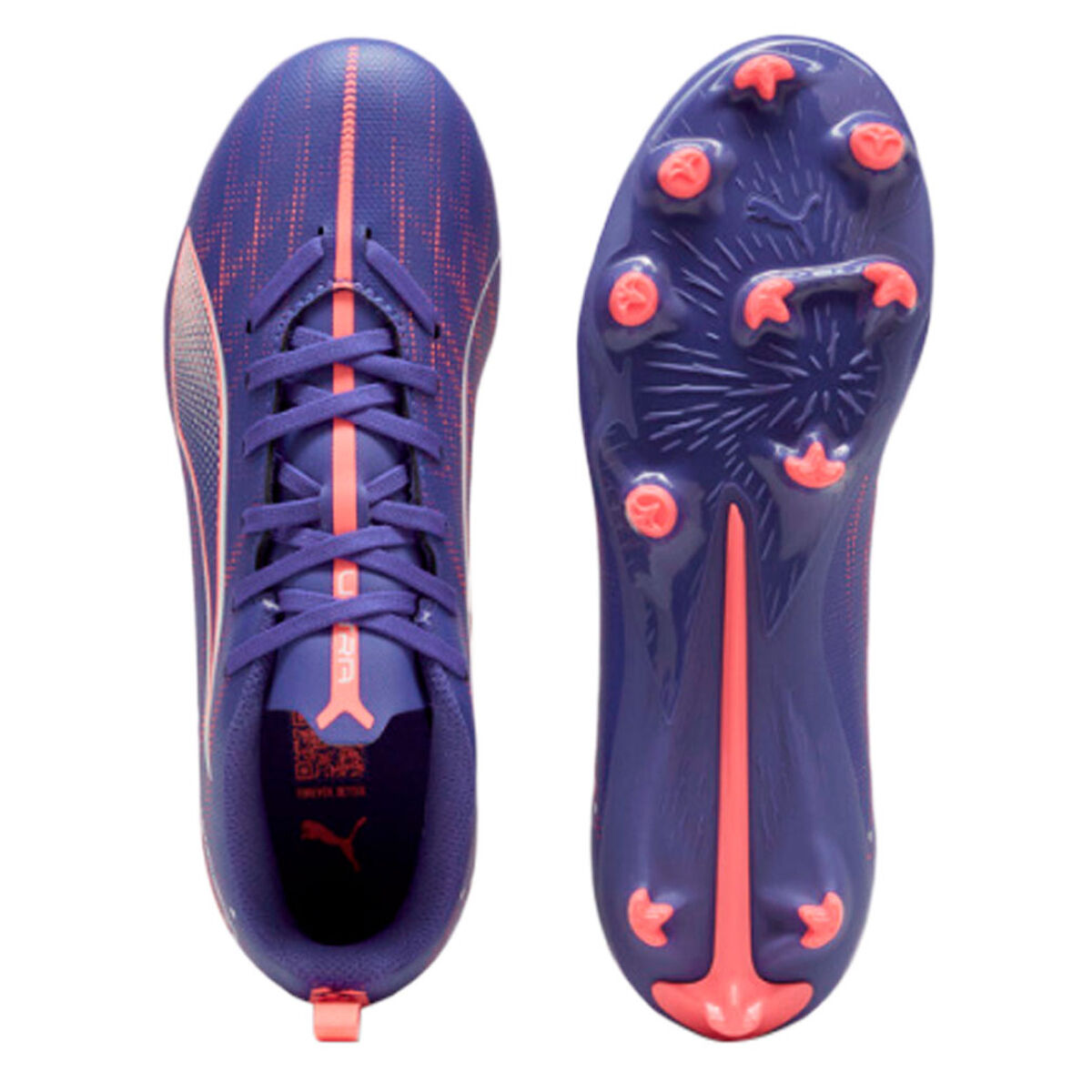 Puma Ultra 5 Play Kids Football Boots Blue/White US 1