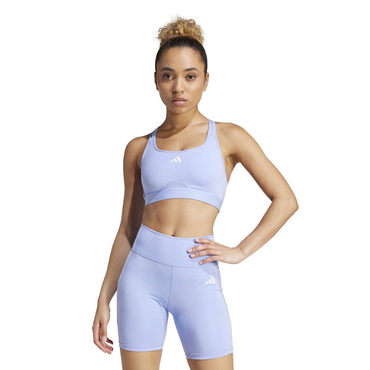 adidas Womens PowerReact Medium Support Training Sports Bra