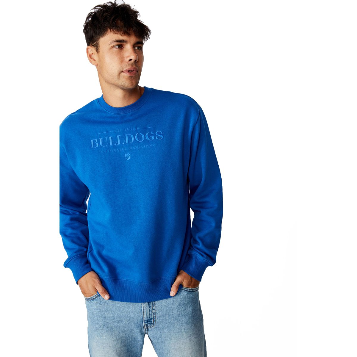 Canterbury-Bankstown Bulldogs Mens Old School Crew Sweatshirt