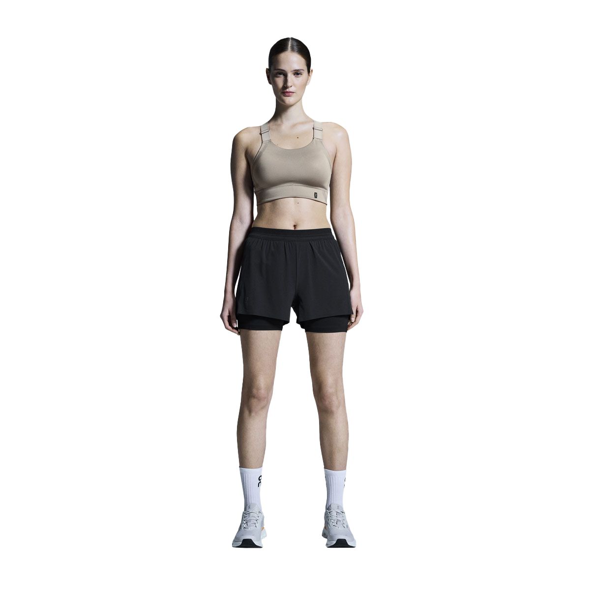 On Womens 3 Inch Performance 2 in 1 Shorts