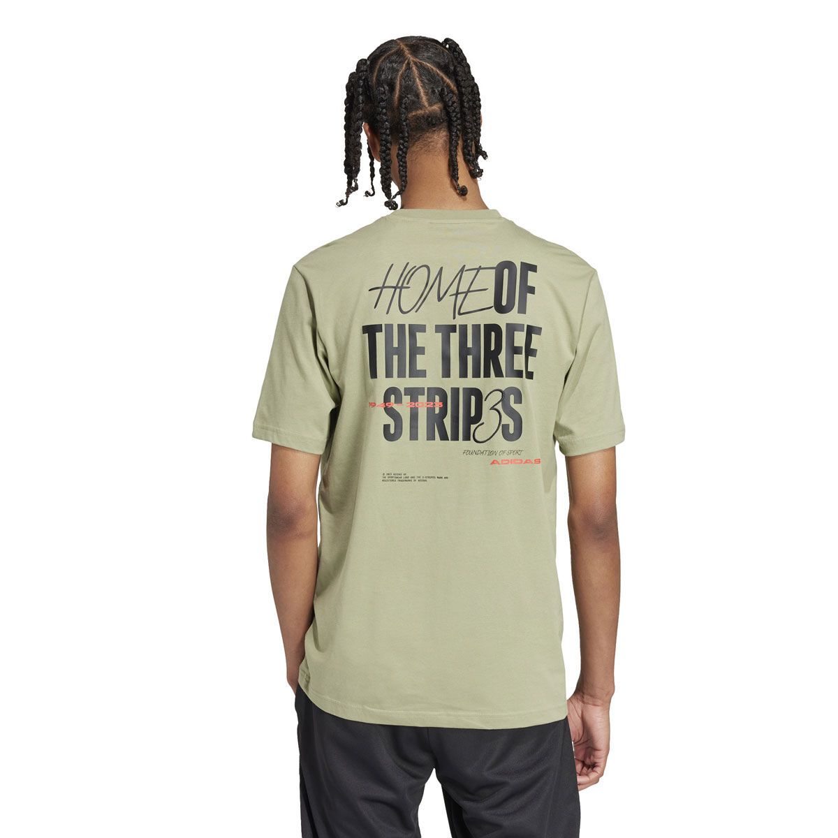 adidas Mens Brand Love Signature Graphic Tee