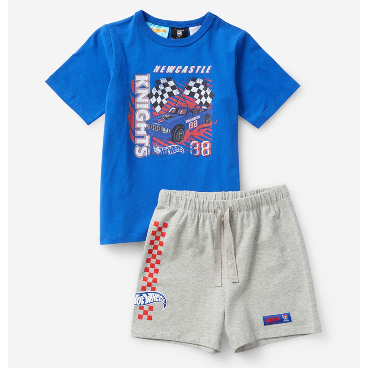 Newcastle Knights Kids NRL x Hot Wheels Pyjama Set