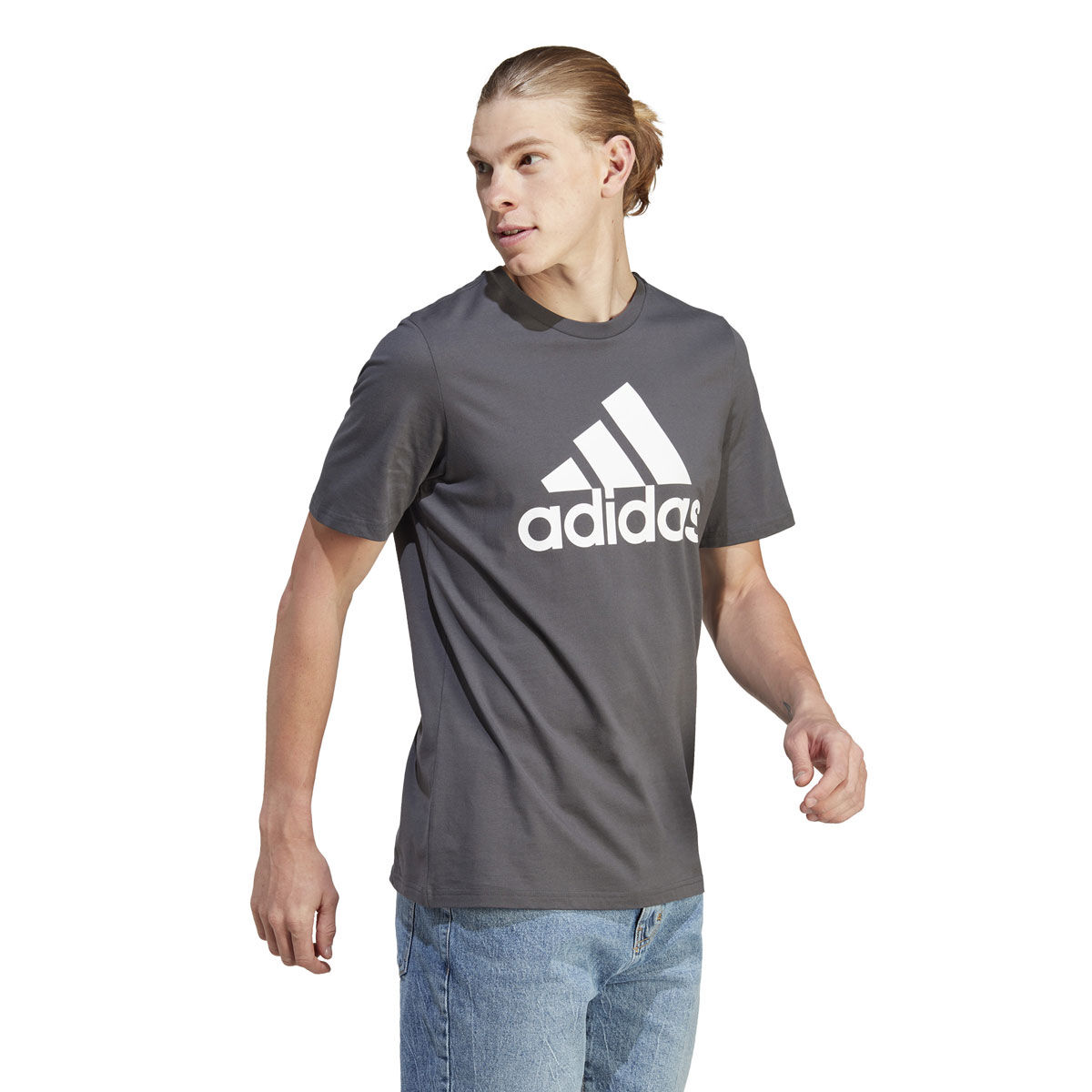 adidas Mens Essentials Big Logo Tee