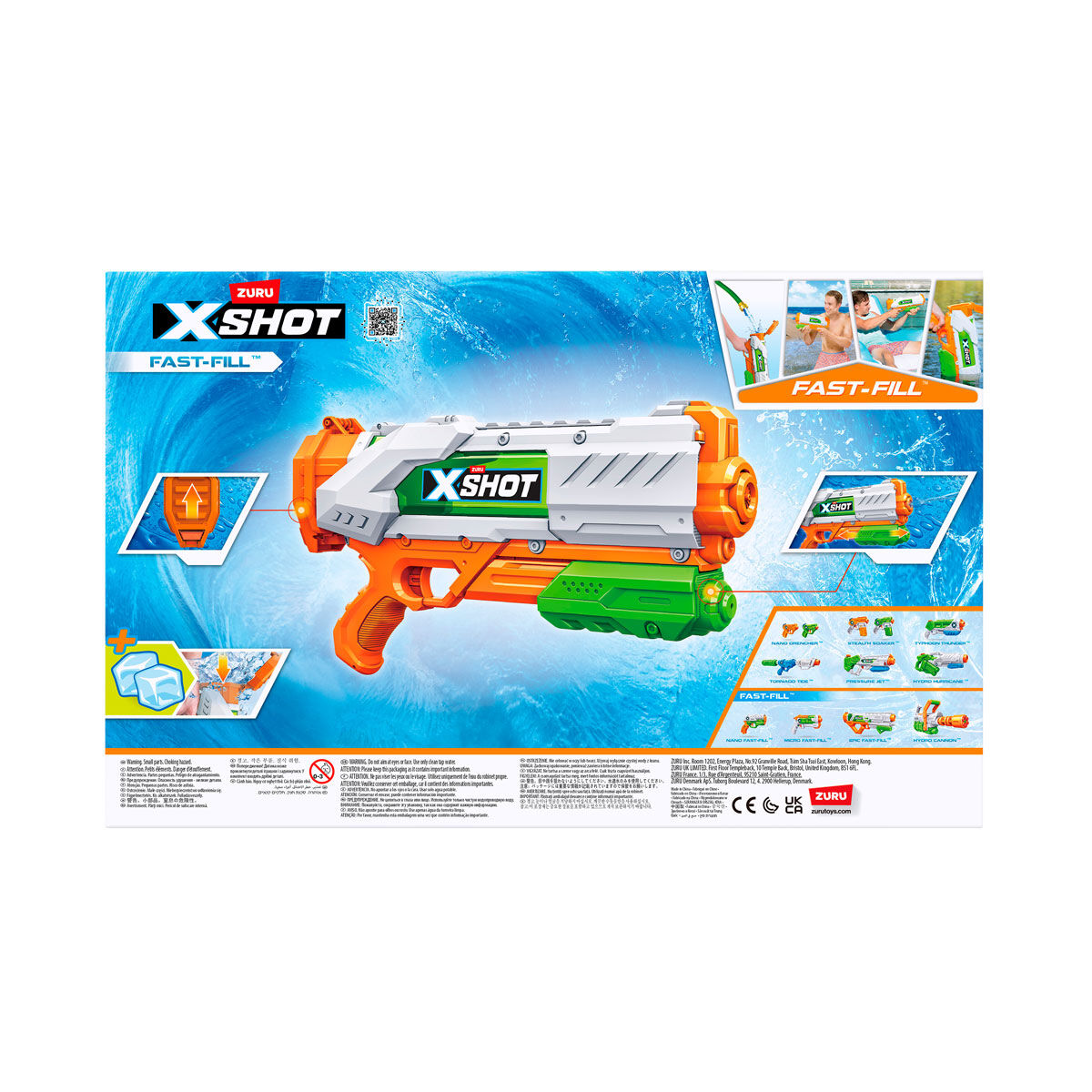 X-Shot Water Fast Fill Blaster Soaker Medium